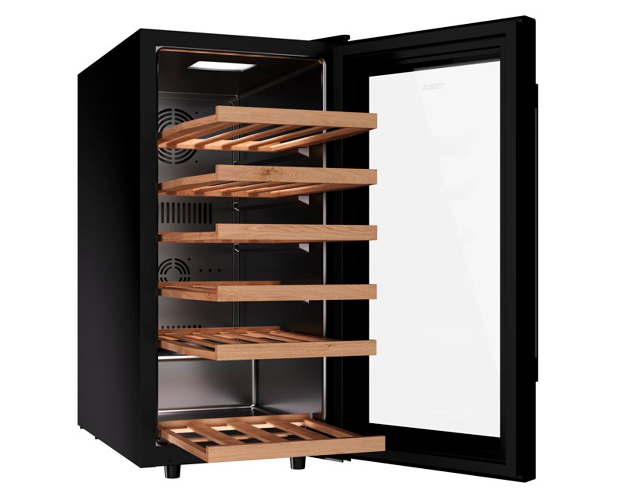 Cava de vino 32 botellas RFV 10032 FS negro-3