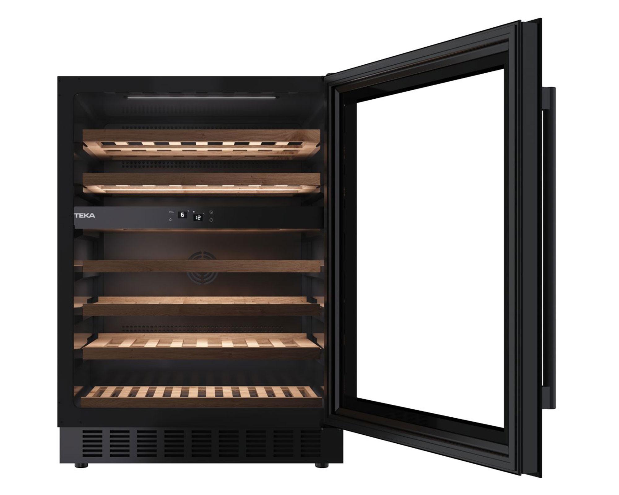 Cava de vino integrable RVU 20046 negro 117 lt-1