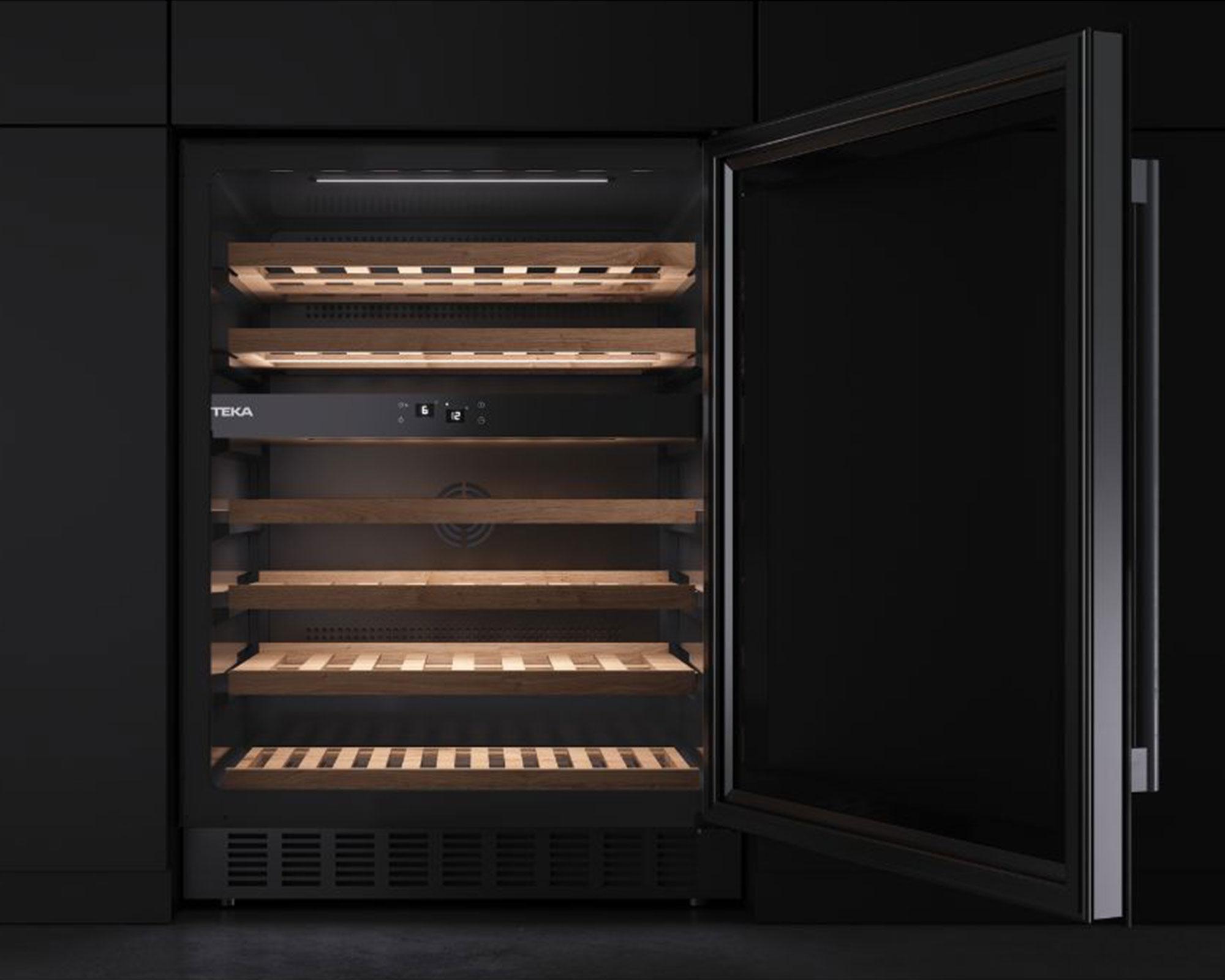 Cava de vino integrable RVU 20046 negro 117 lt-4