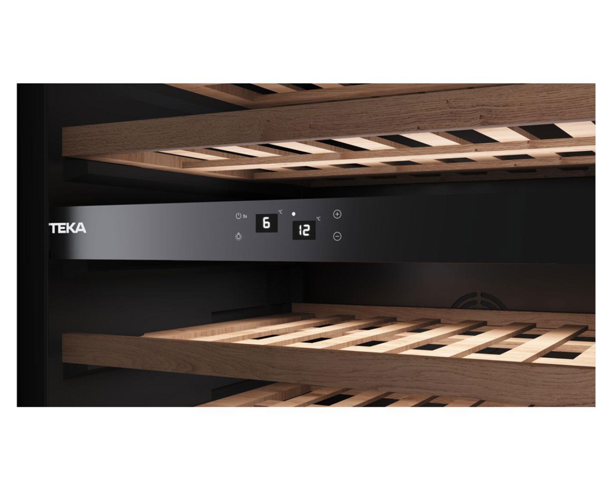 Cava de vino integrable RVU 20046 negro 117 lt-3