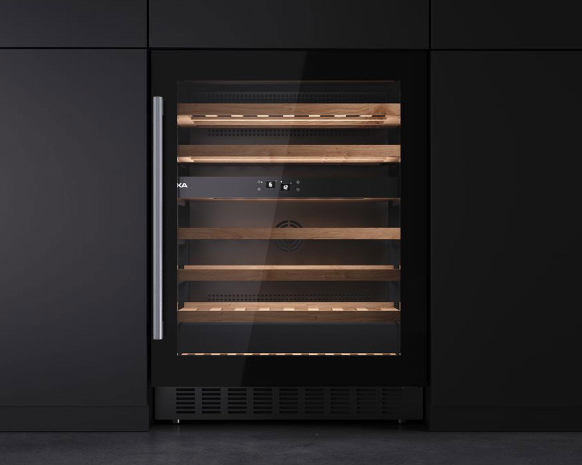 Cava de vino integrable RVU 20046 negro 117 lt-5