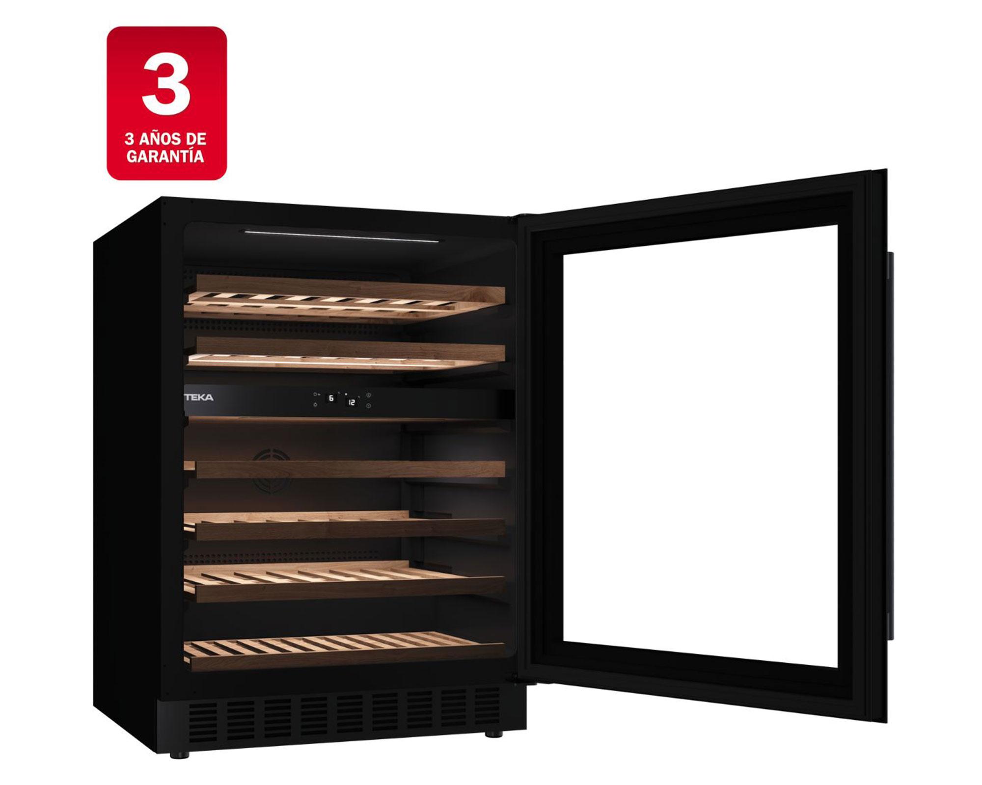 Cava de vino integrable RVU 20046 negro 117 lt-2