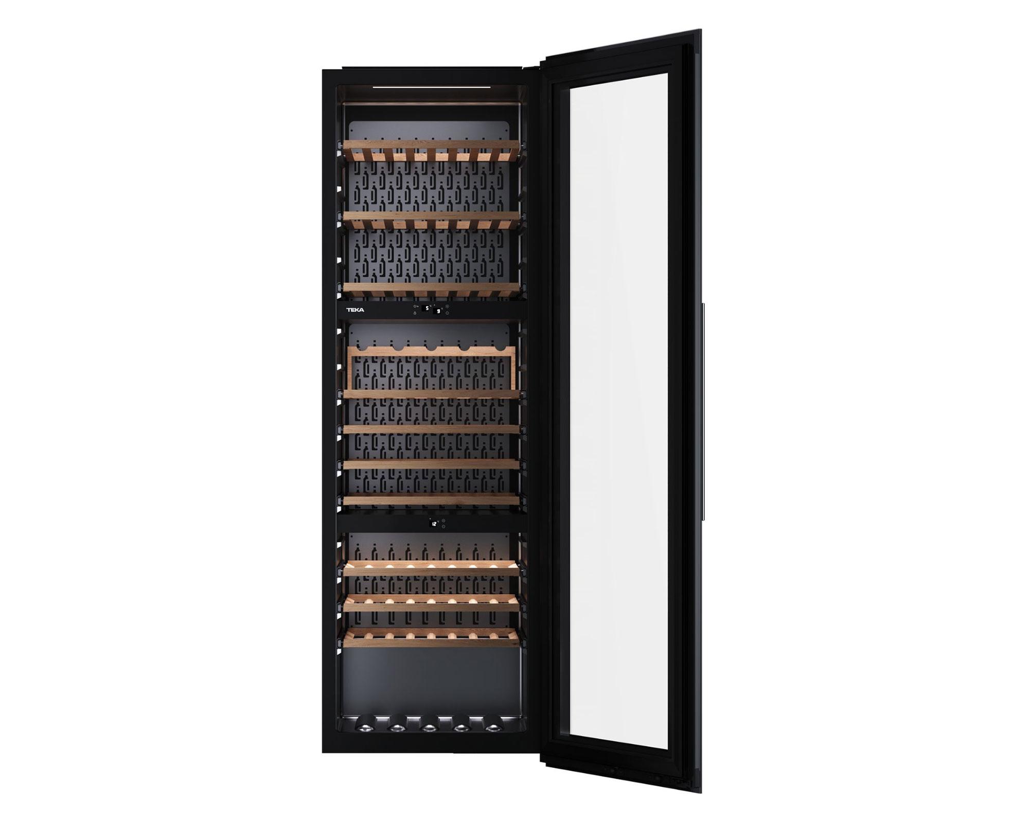 Cava de vino RVI integrable negro 93 botellas-1