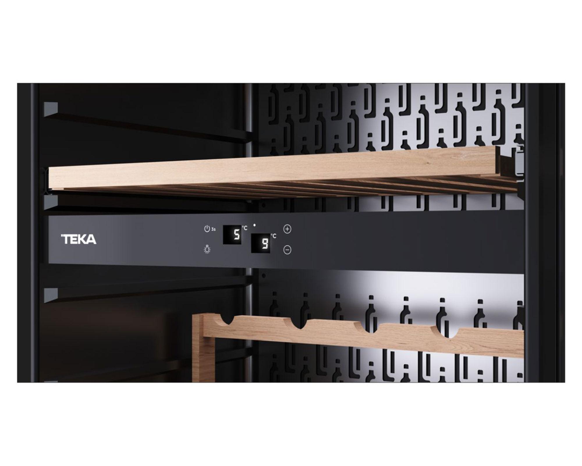 Cava de vino RVI integrable negro 93 botellas-3