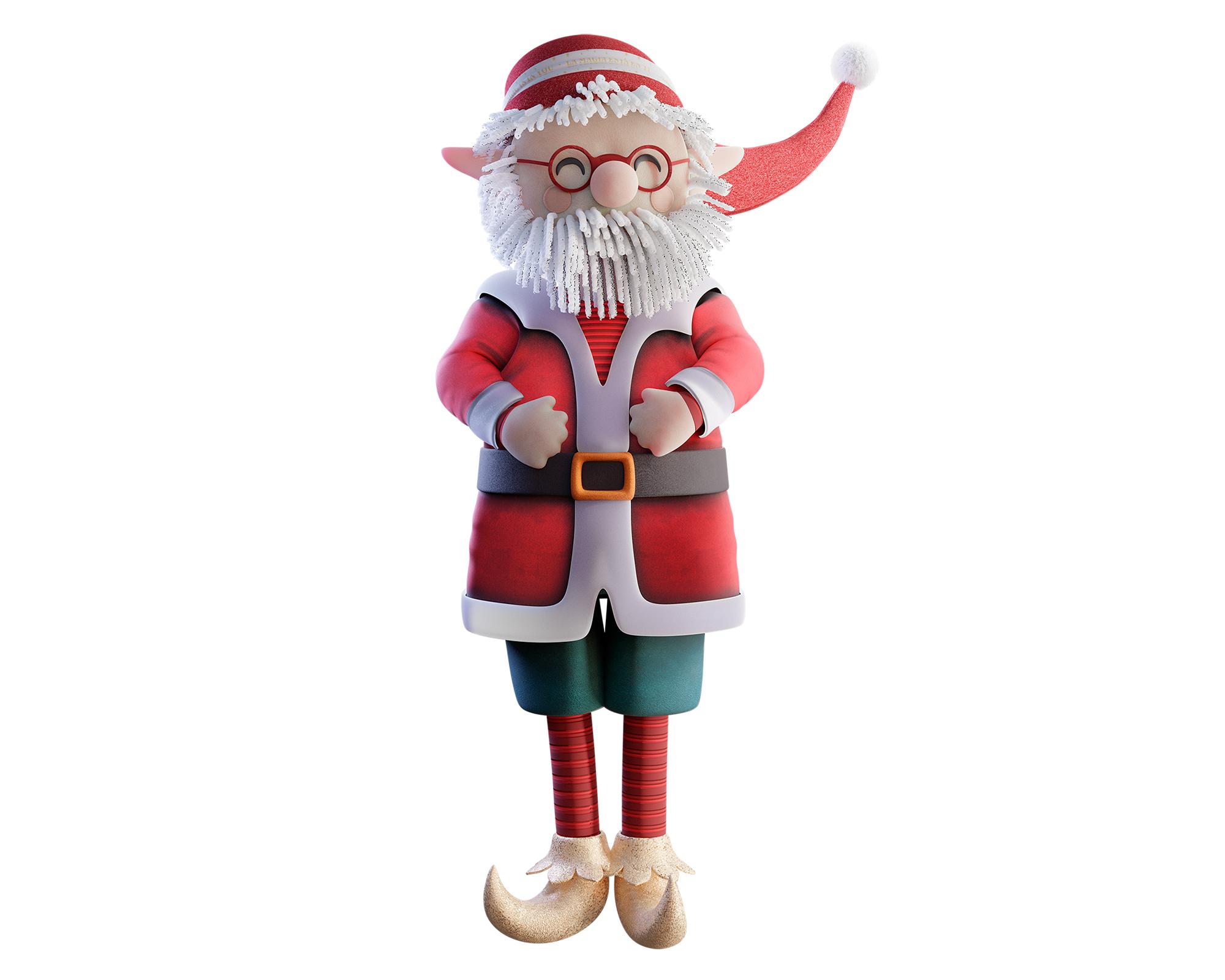 Duende mágico Santa Claus Hechizado-3