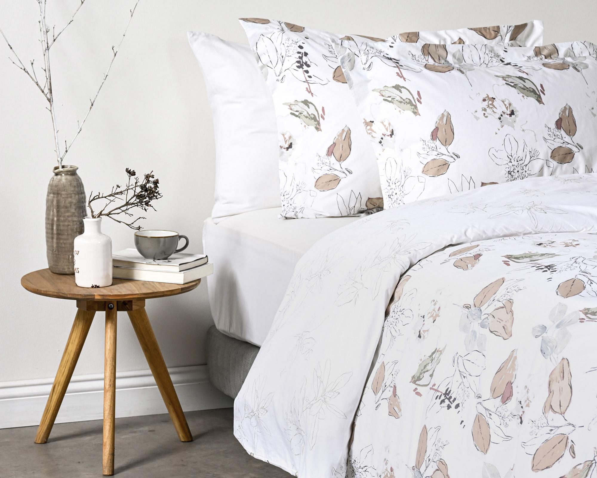 Funda de plumón 2 plazas blanco Mauve-1