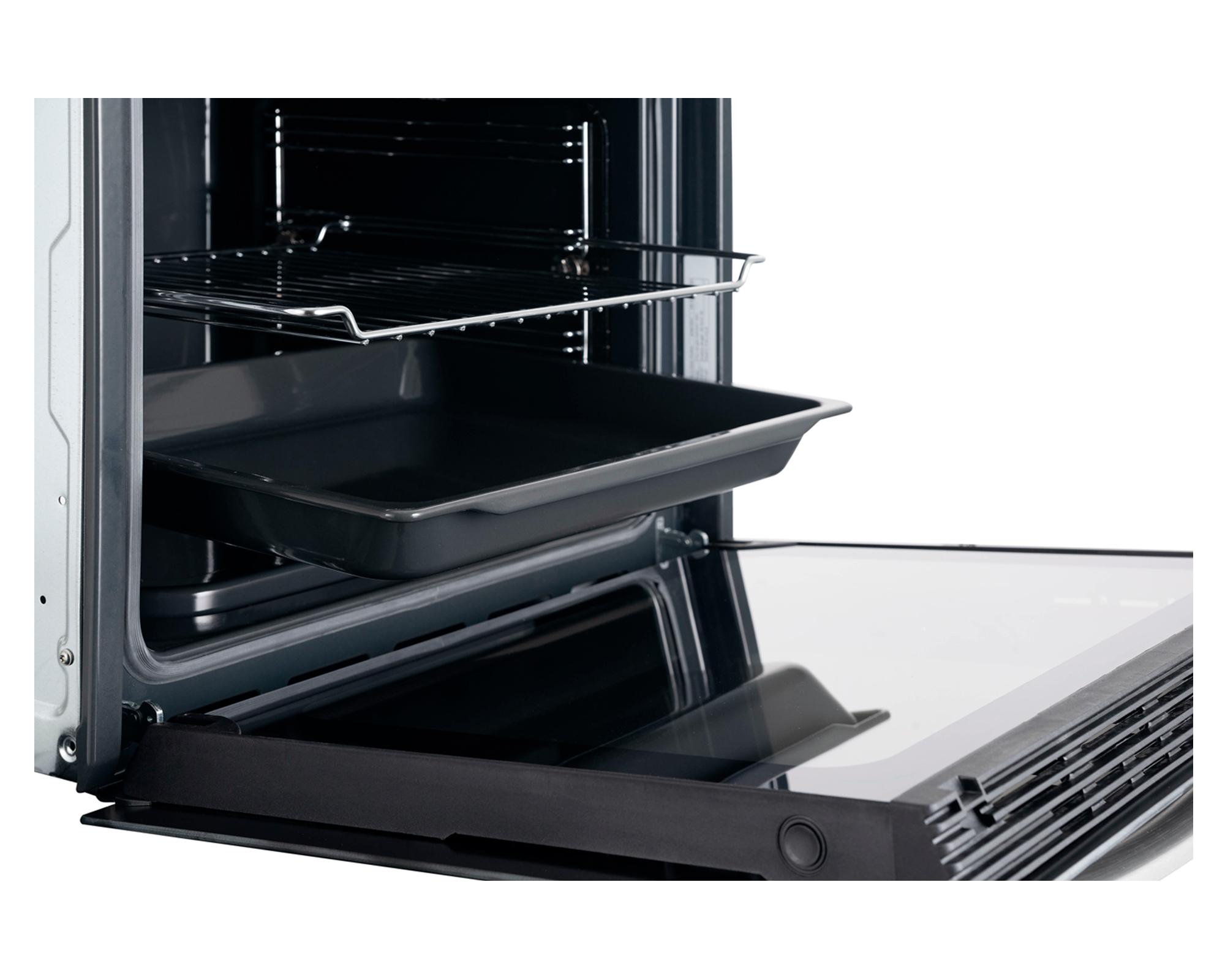 Horno a gas empotrado 65 litros HBB 724 G SS LPG E11 negro/gris-3