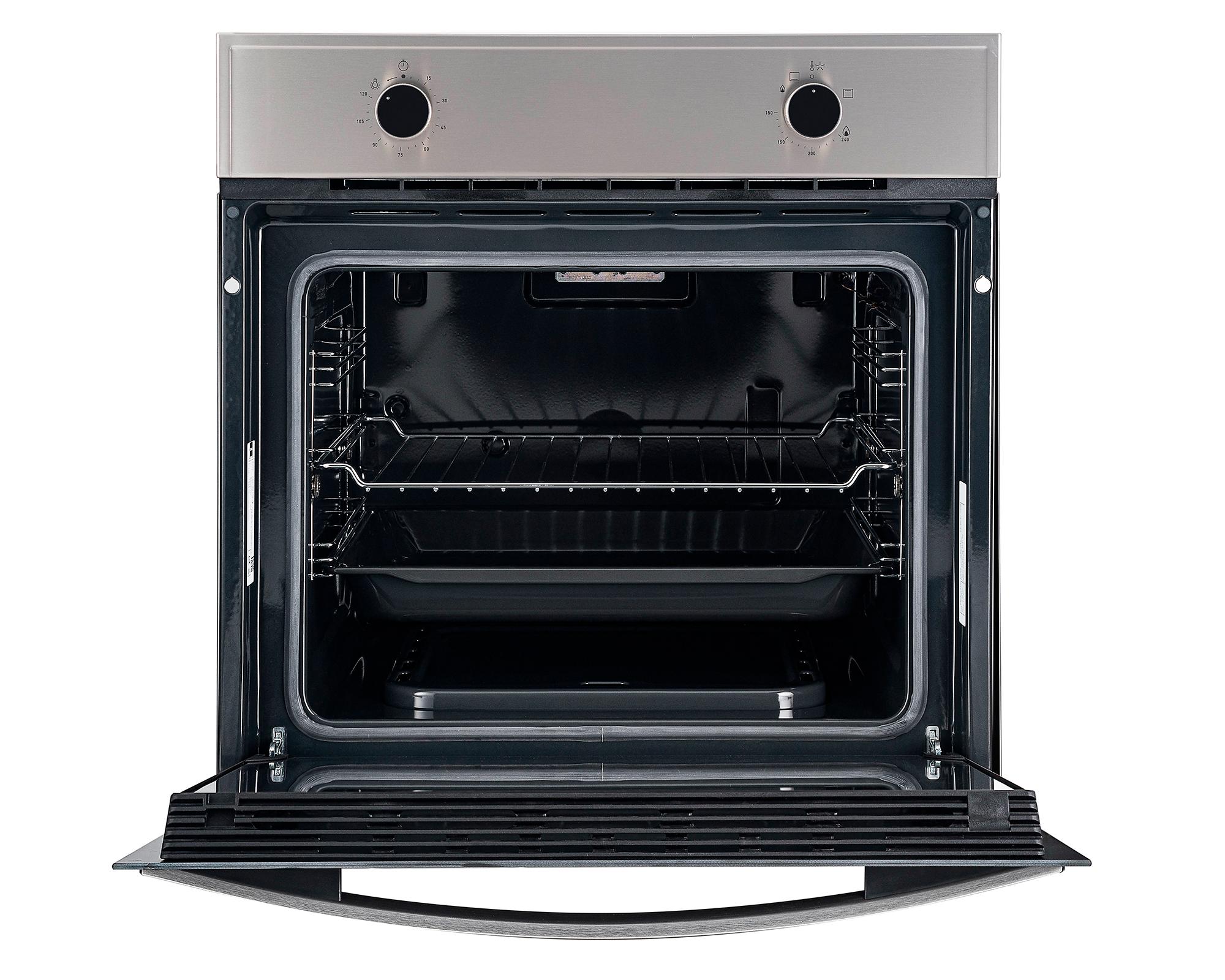 Horno a gas empotrado 65 litros HBB 724 G SS LPG E11 negro/gris-2