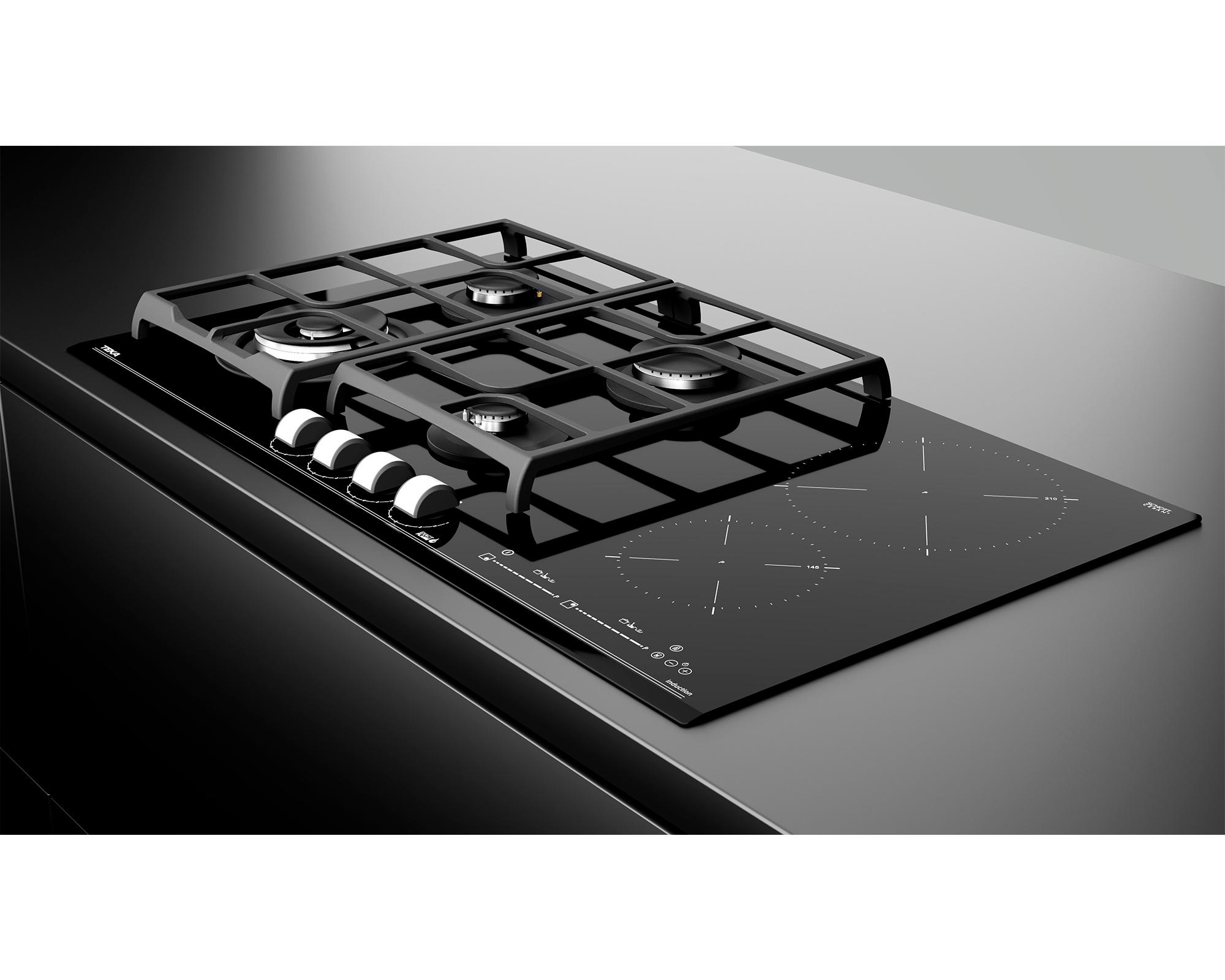 Encimera cristal a gas JZC 96342 BBB BK 6 quemadores-2