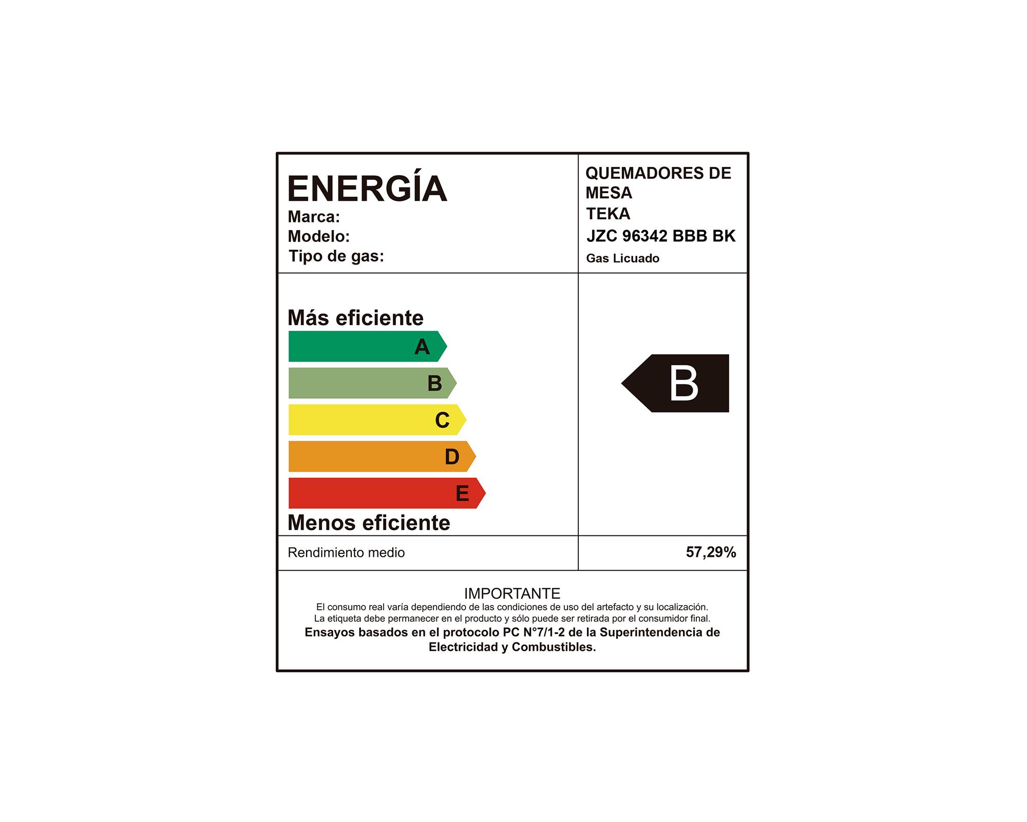 Encimera cristal a gas JZC 96342 BBB BK 6 quemadores-4