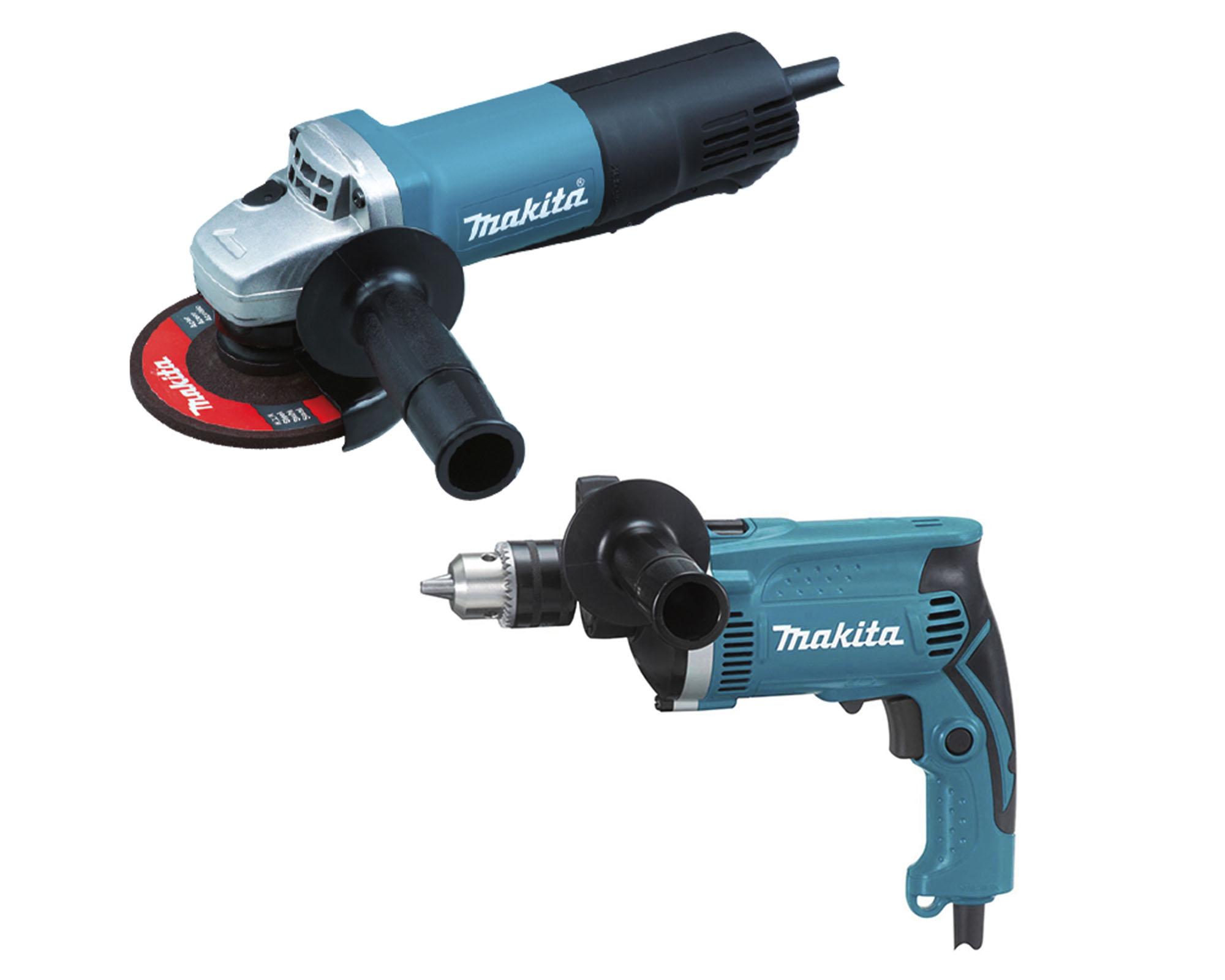 Esmeril angular 840W 13mm 9557HPG-7 + taladro 13 mm-0