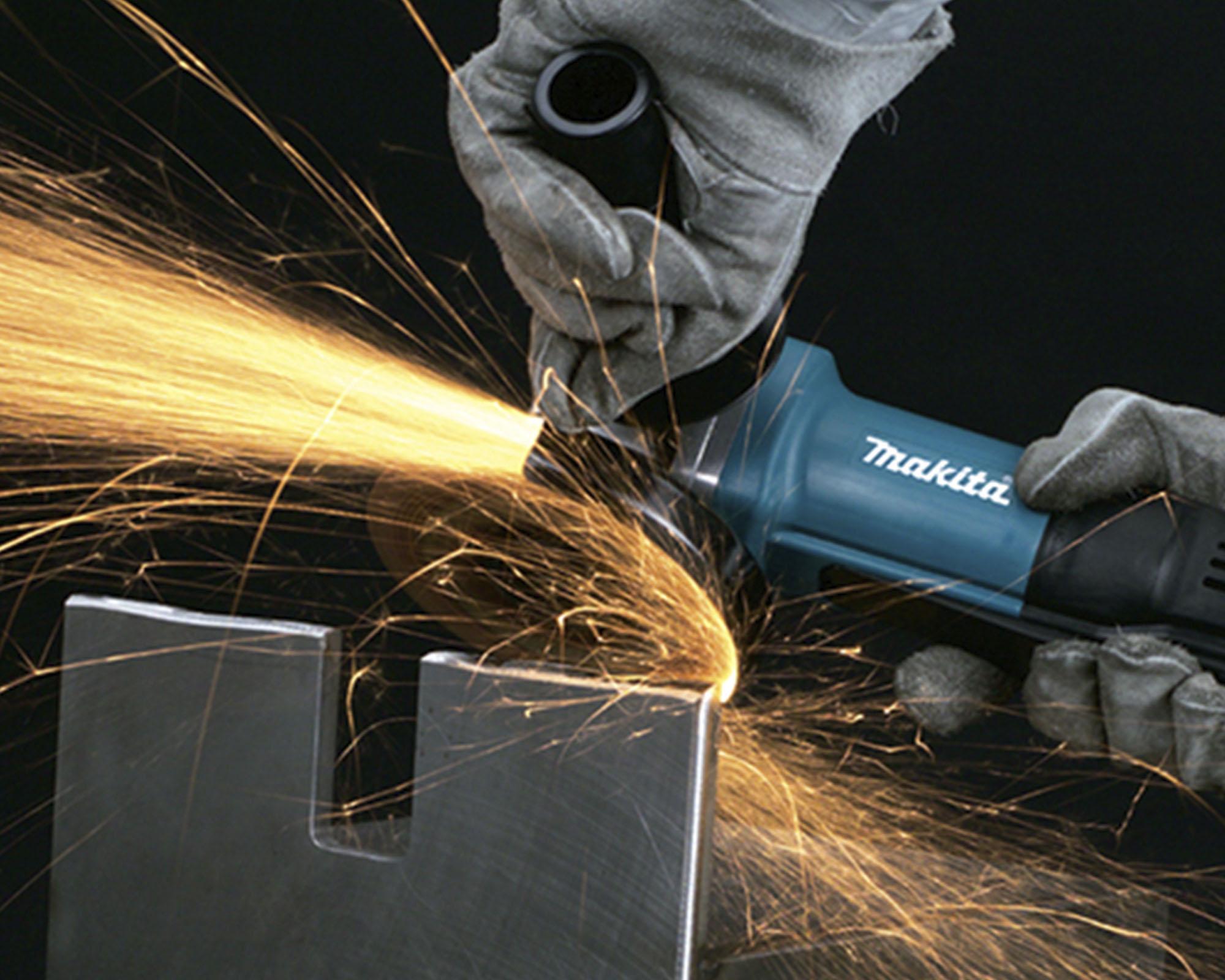 Esmeril angular 840W 13mm 9557HPG-7 + taladro 13 mm-3