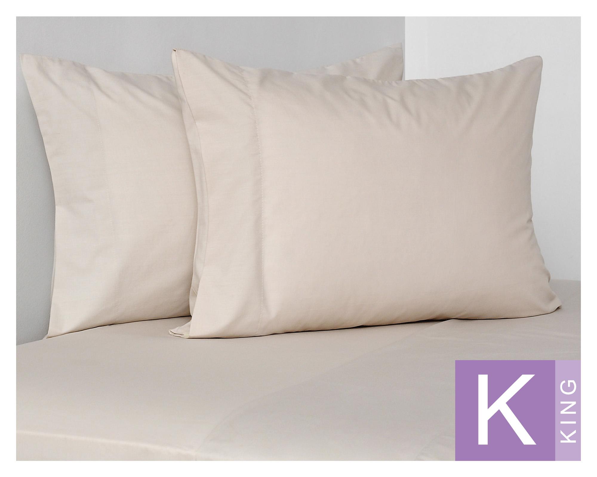 Juego de sábanas King 180 hilos Taupe beige-0