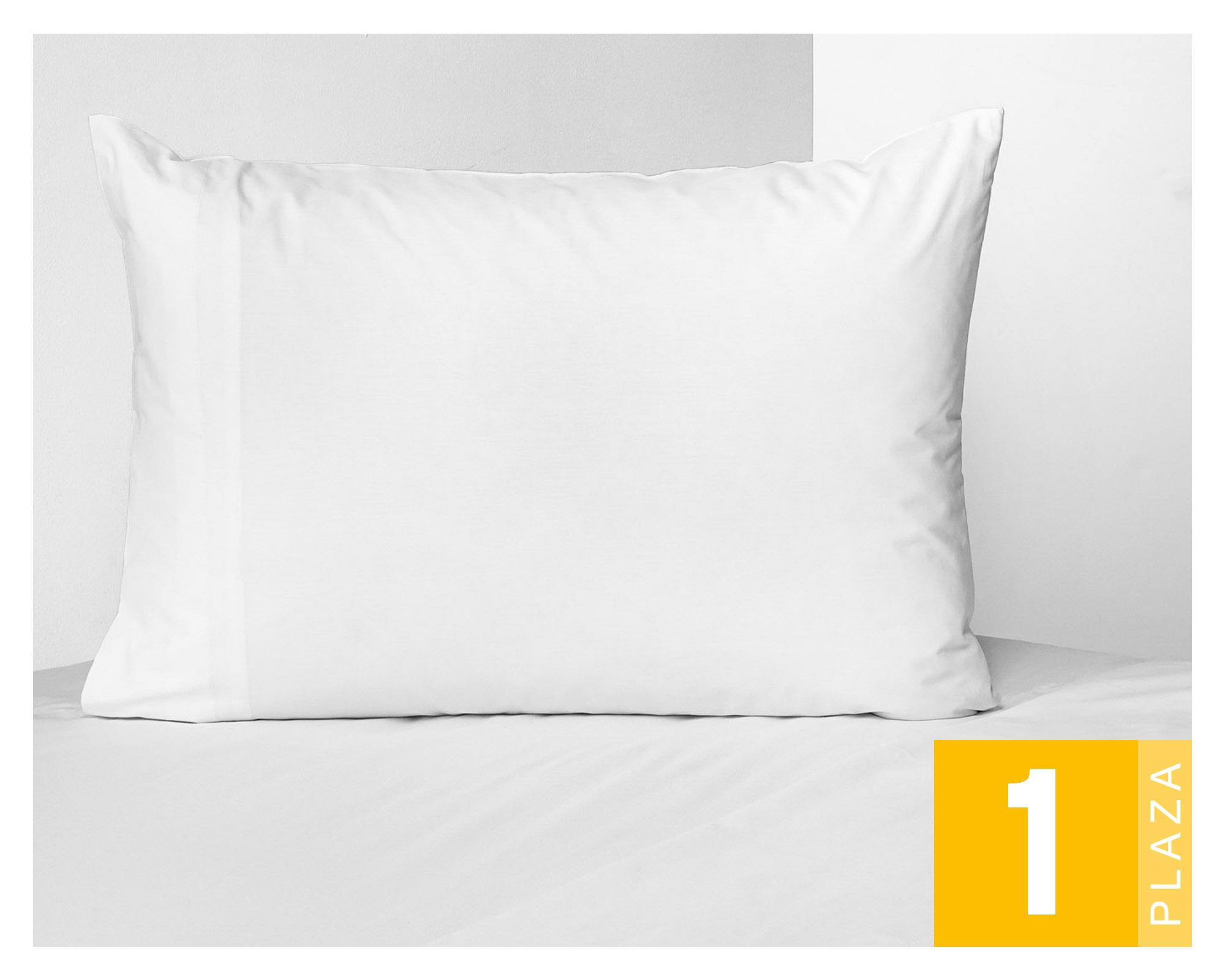 Juego de sábanas 1 plaza 200 hilos blanco-0