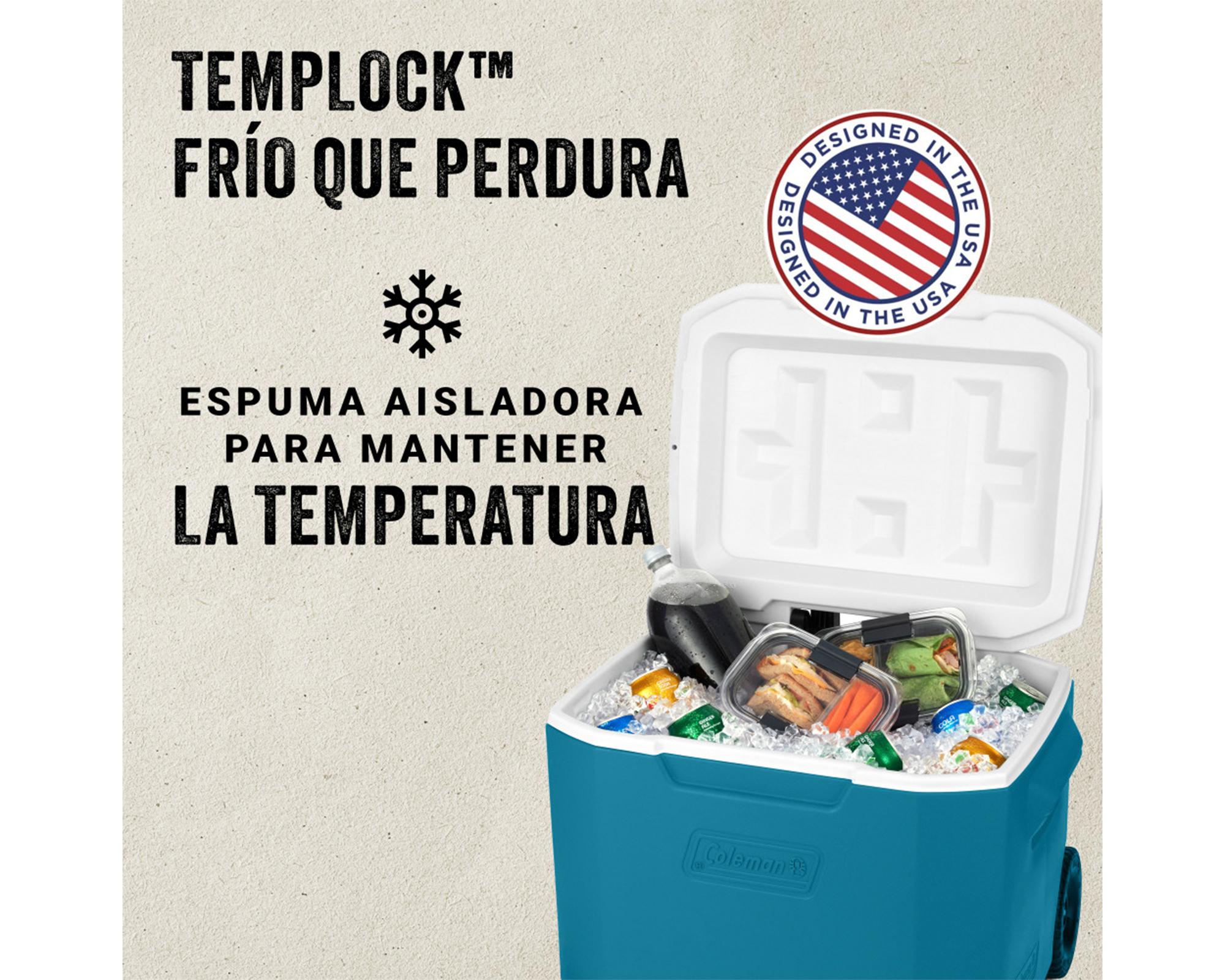 Cooler Coleman Chiller ocean 57 litros-2