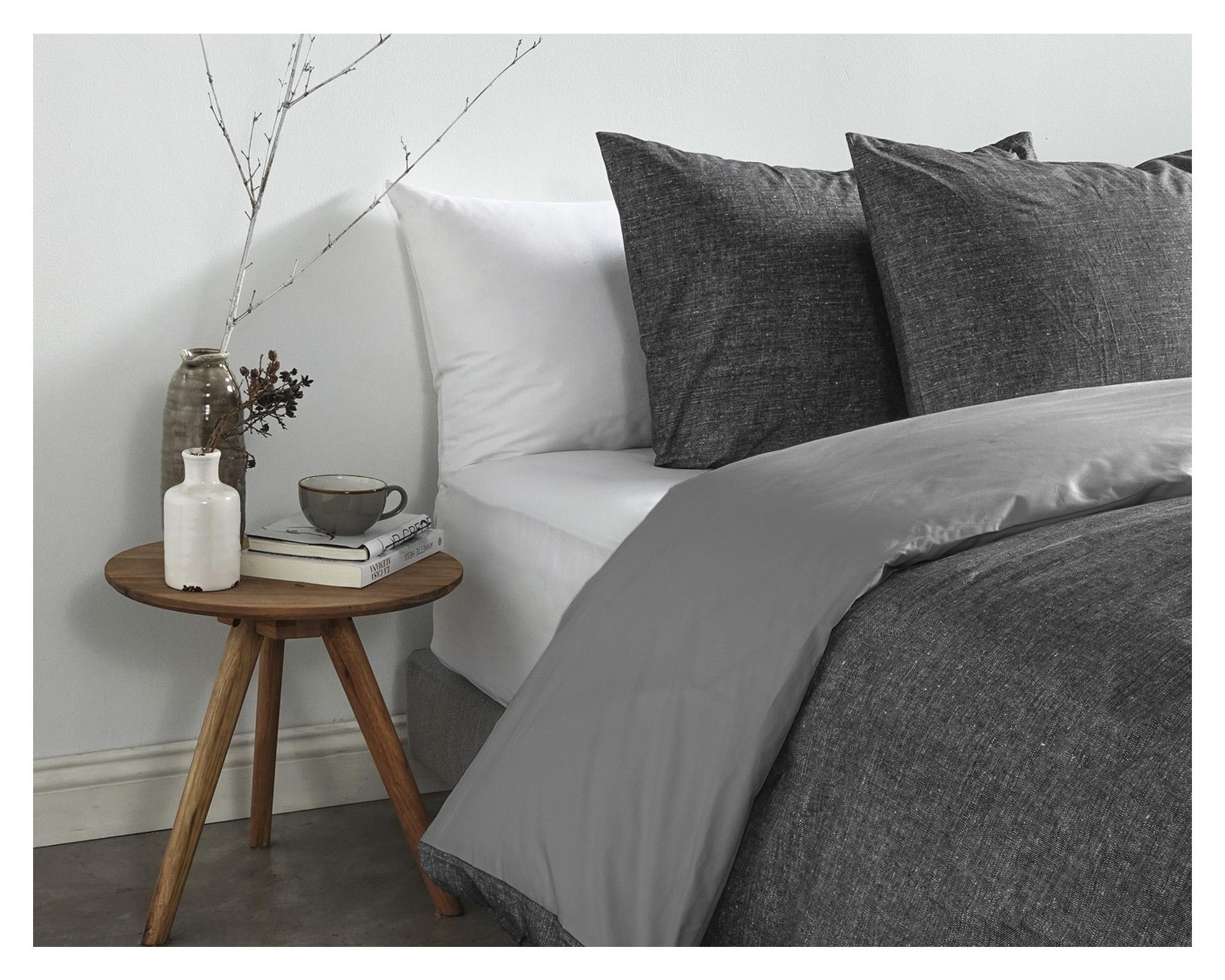 Funda de plumón Súper King gris Estampado-1