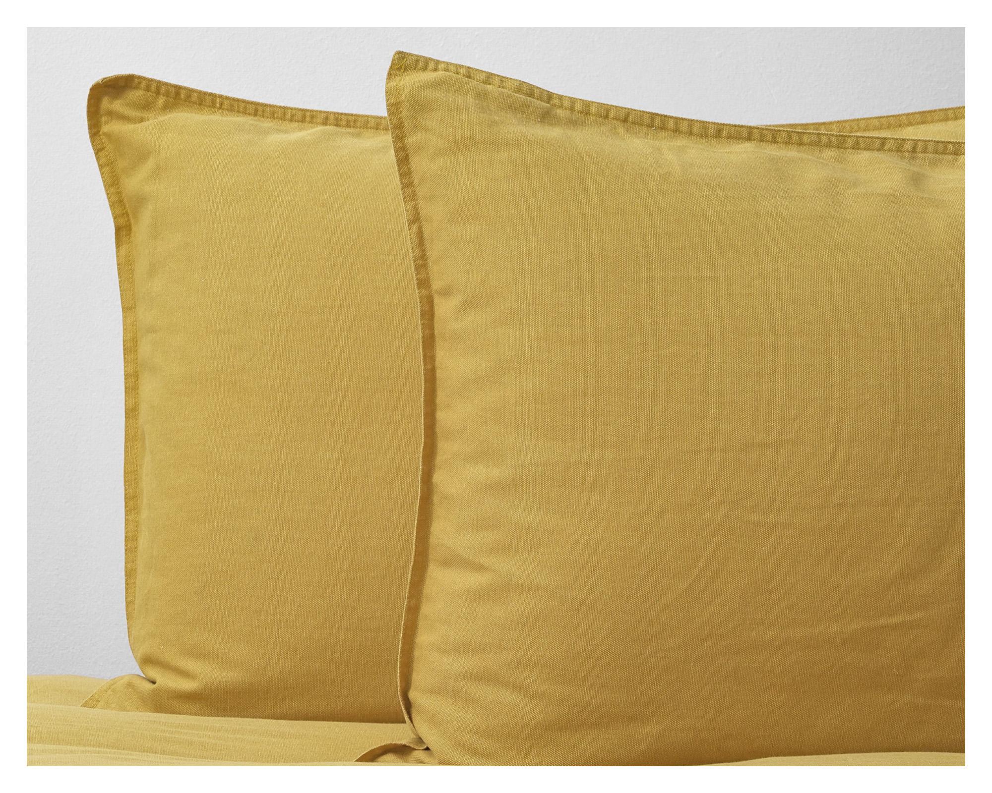Funda de plumón 2 plazas amarillo Mostaza-2