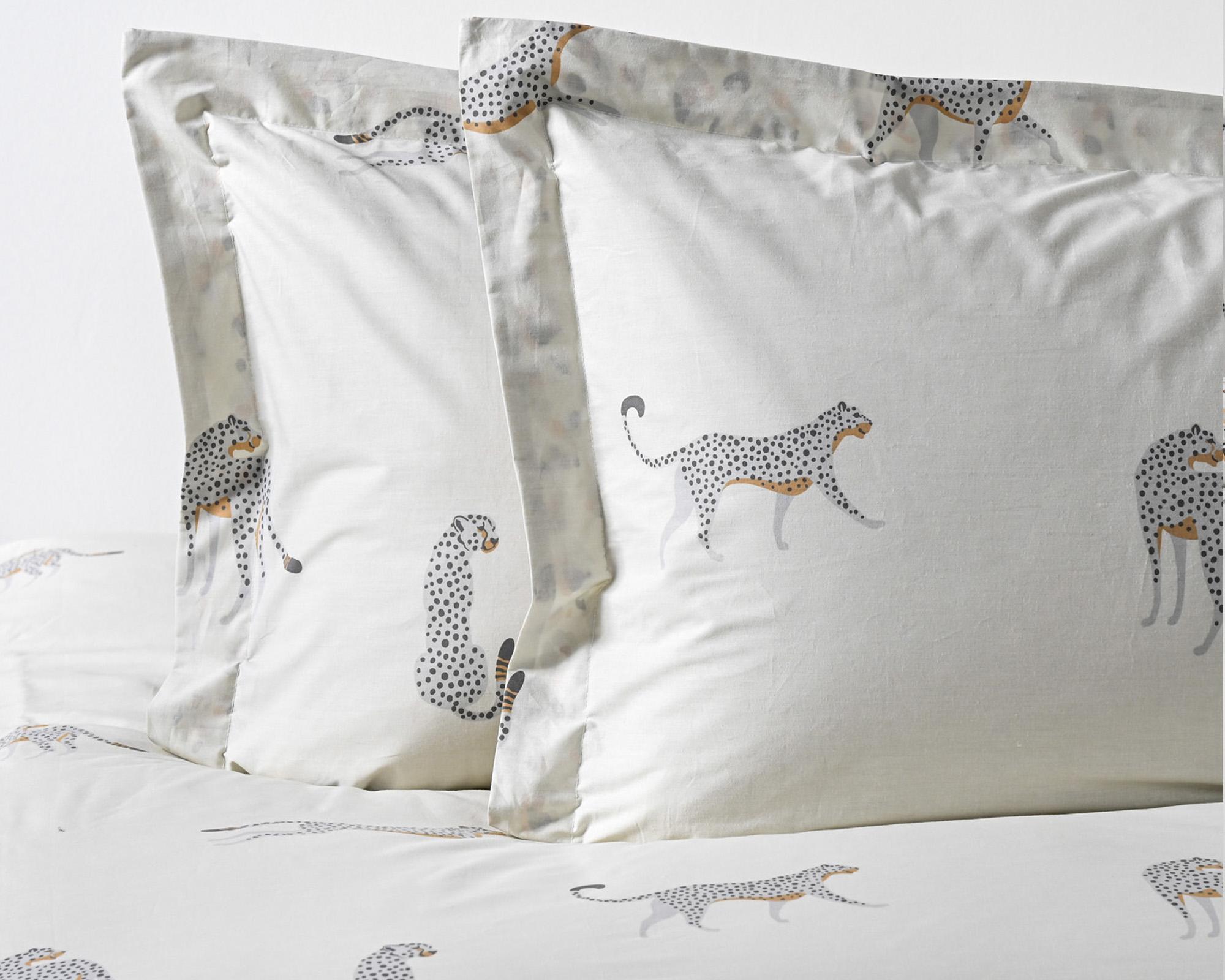 Funda de plumón 2 plazas blanco Cheeta-2