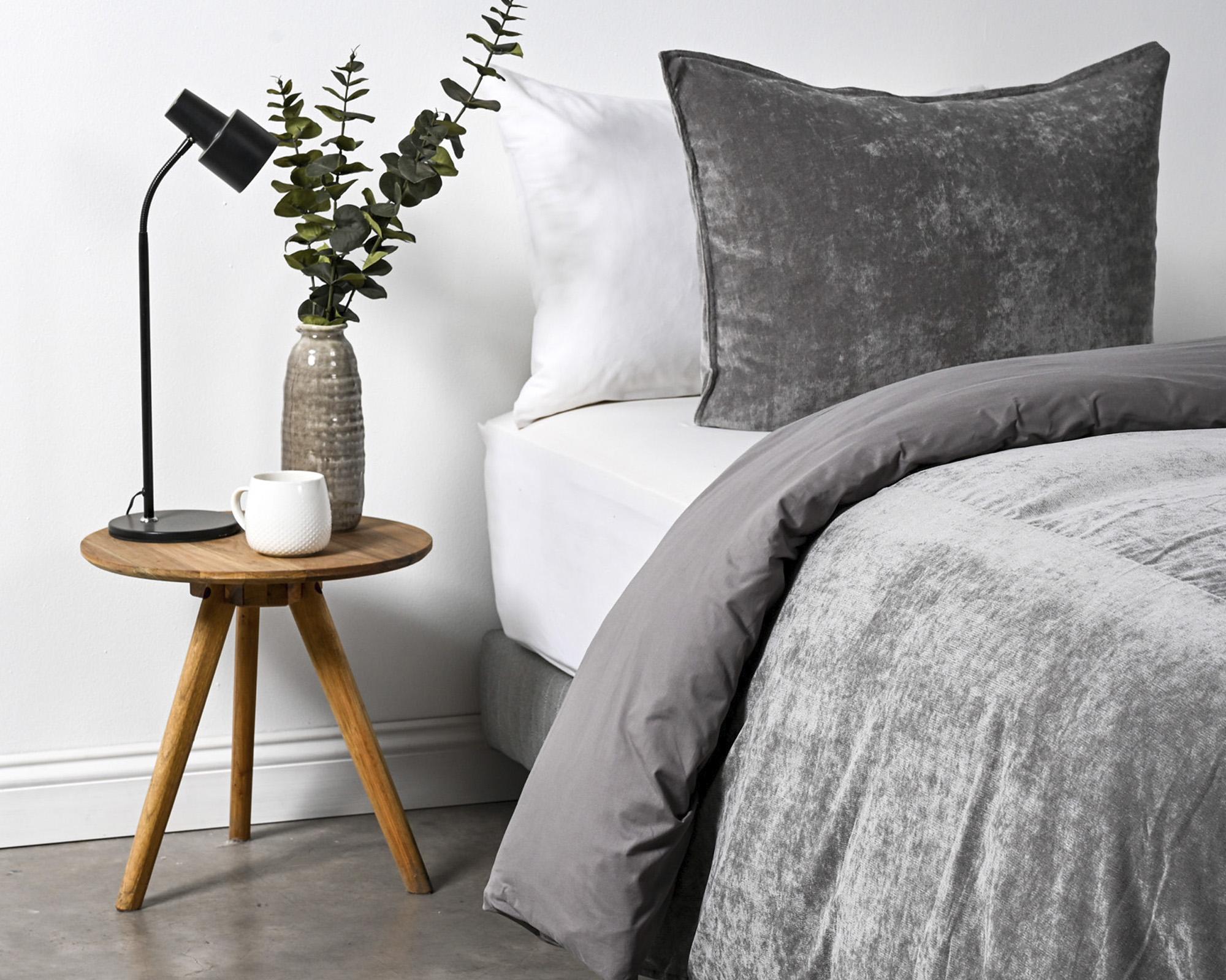 Funda de plumón 1.5 plazas gris Gray-1