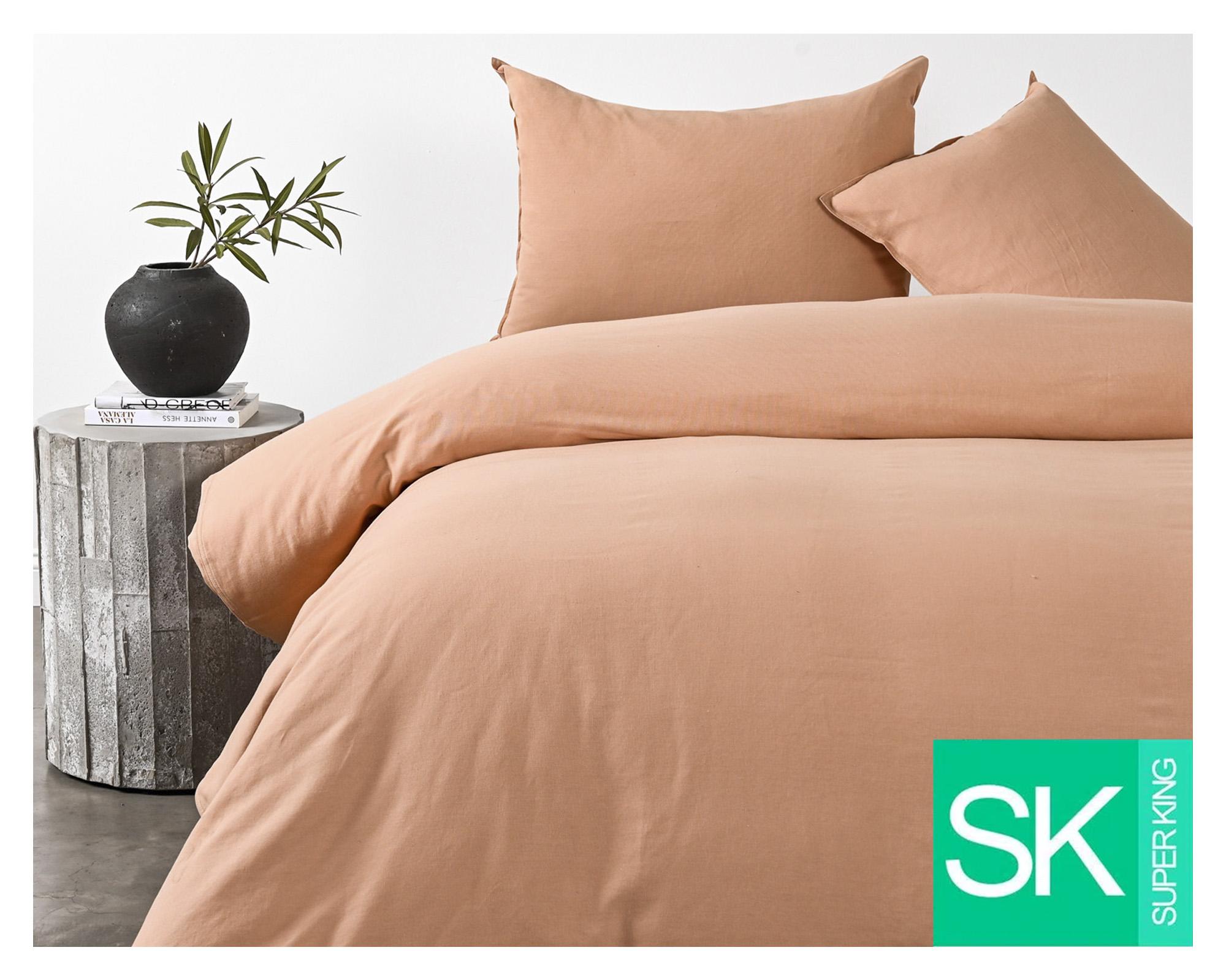 Funda de plumón Súper King Smokerose rosado-0