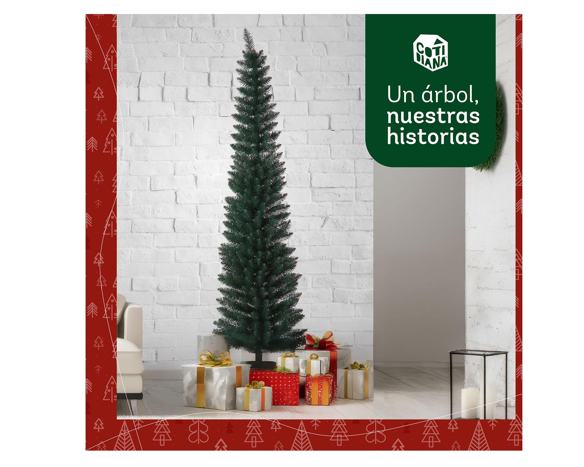 Árbol de navidad 267 ramas verde-1
