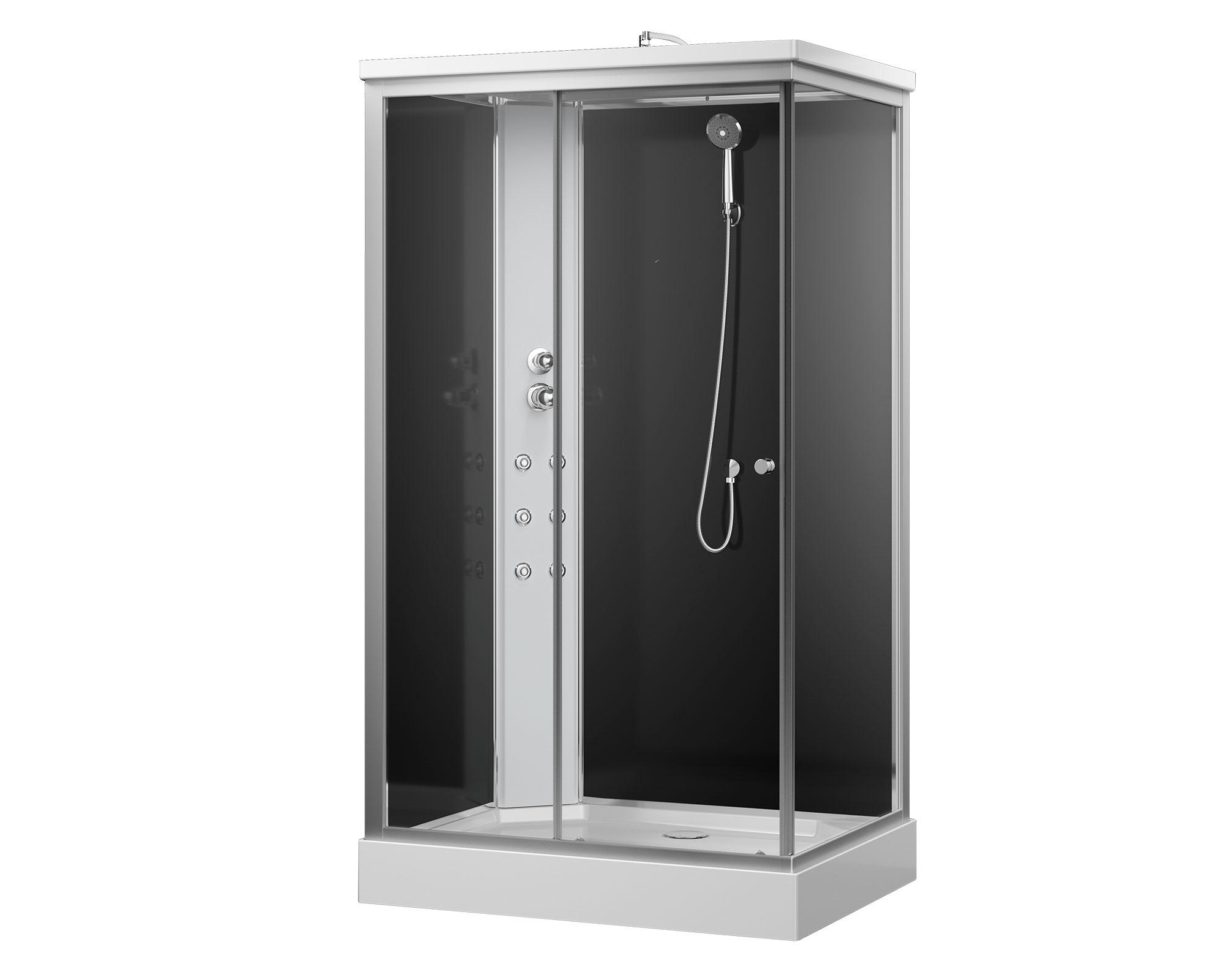 Cabina ducha recta 6 Jets 213x120x90 cm-2