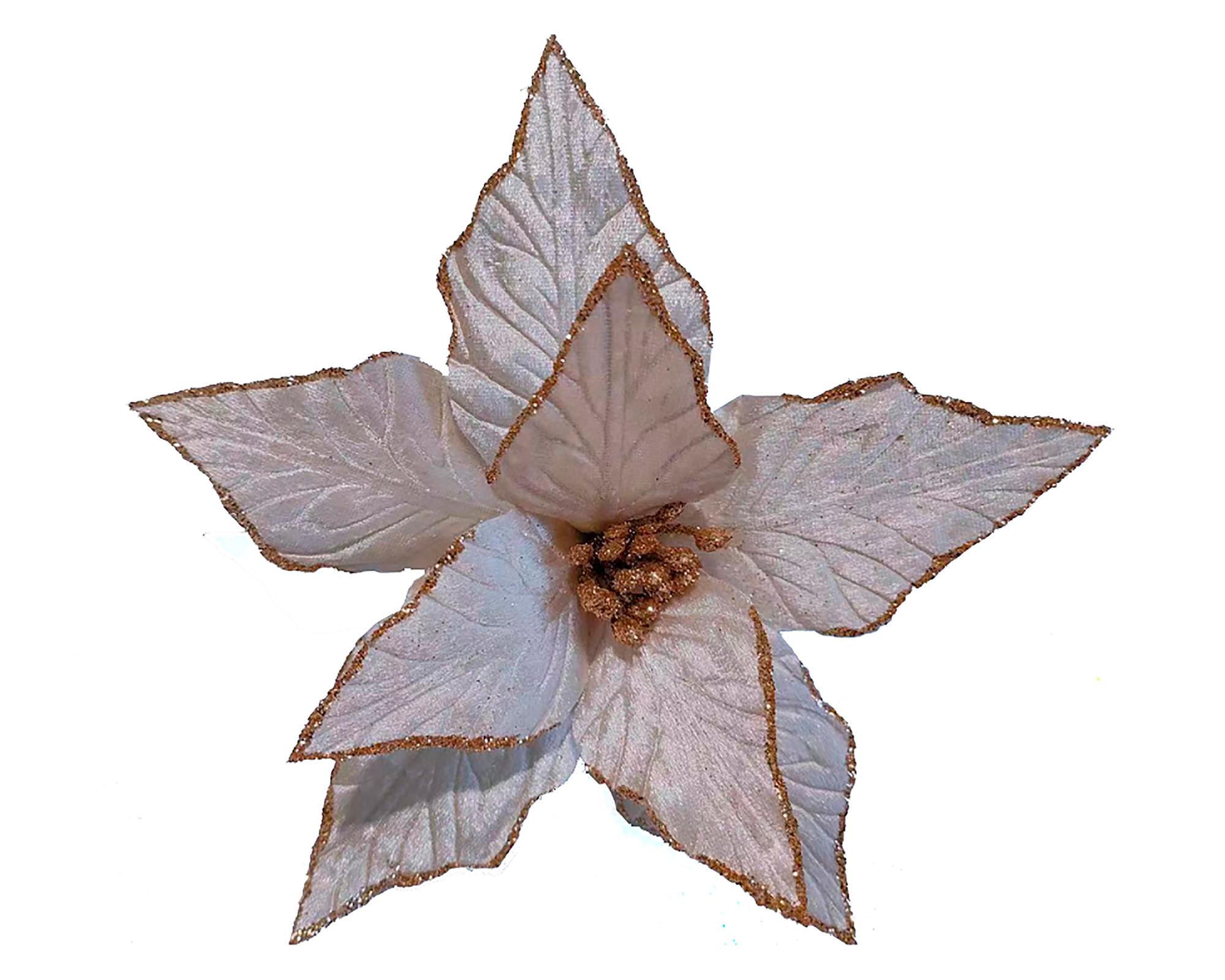 Flor decorativa Borde cobre-0