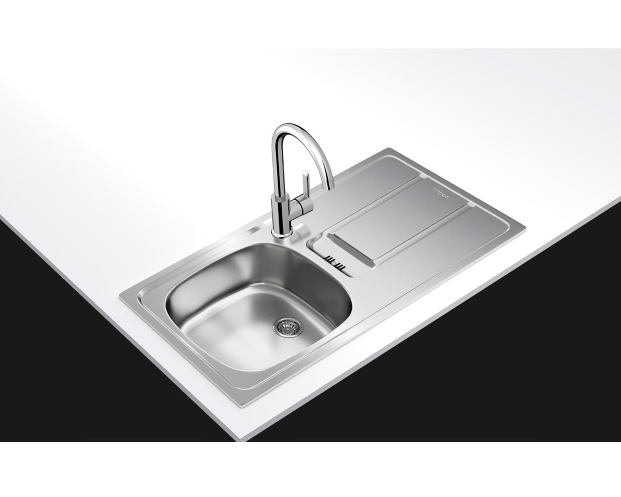Lavaplatos Gravity 45 E-XP 3 1/2 1C 1E inox 15x86x43.5 cm-3