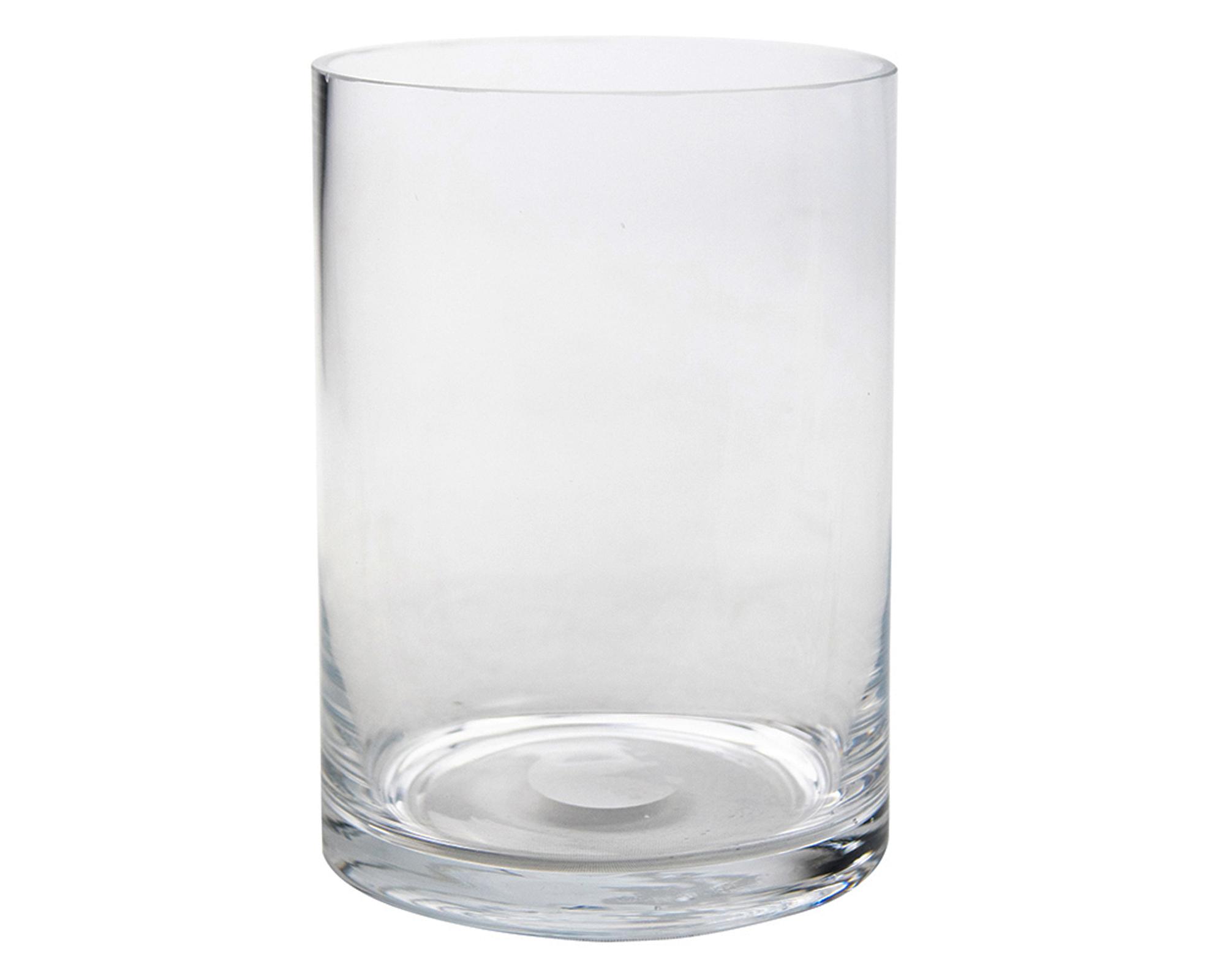 Florero 17 cm Red transparente-0