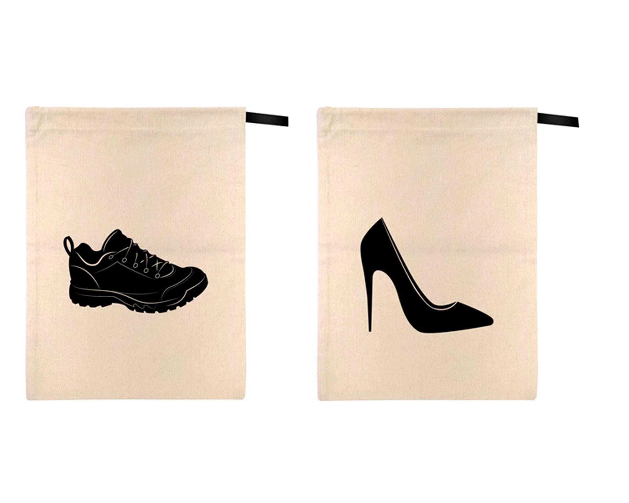 Set bolsa zapatos + zapatillas tela-0
