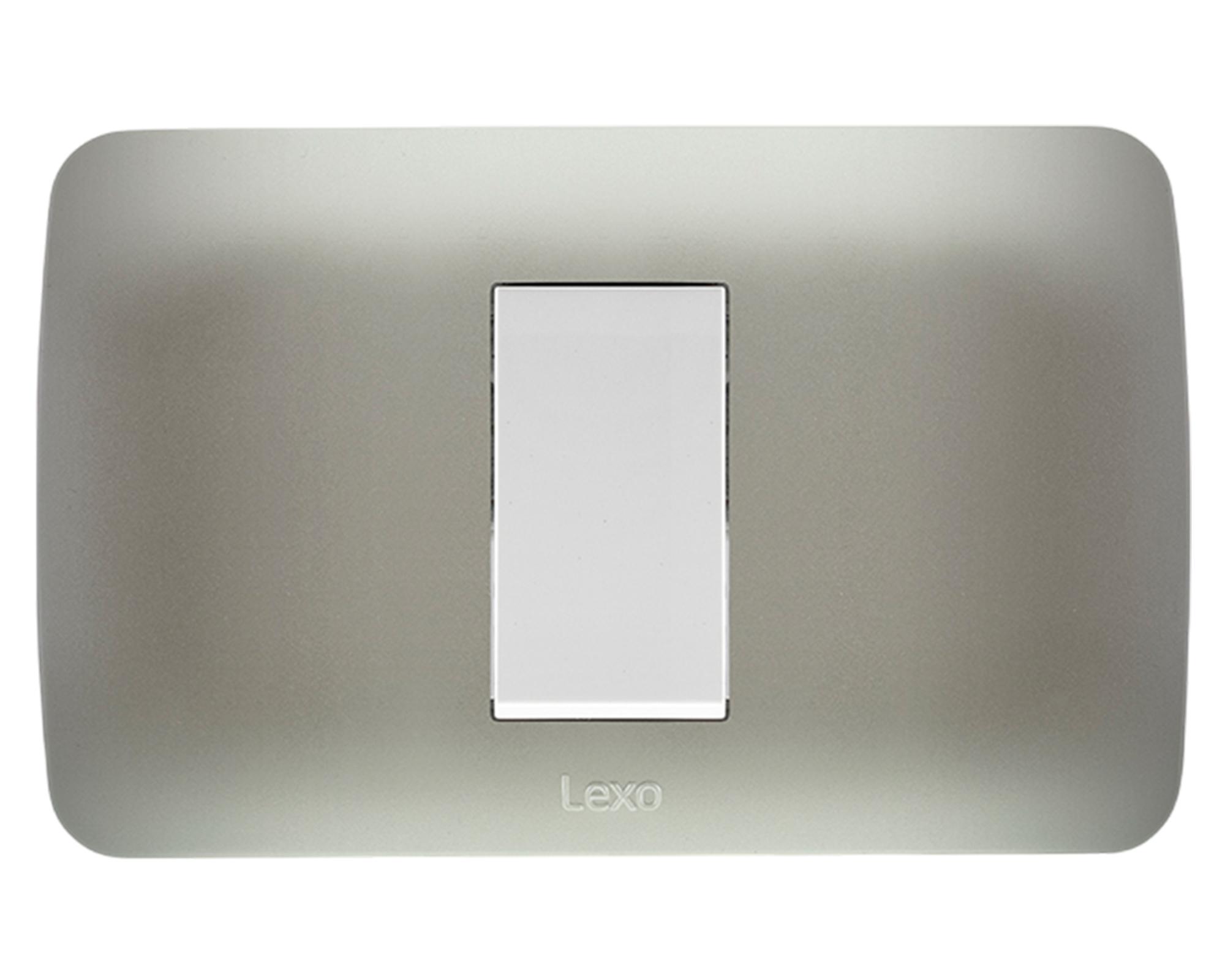 Interruptor KER-924 10A plata-0