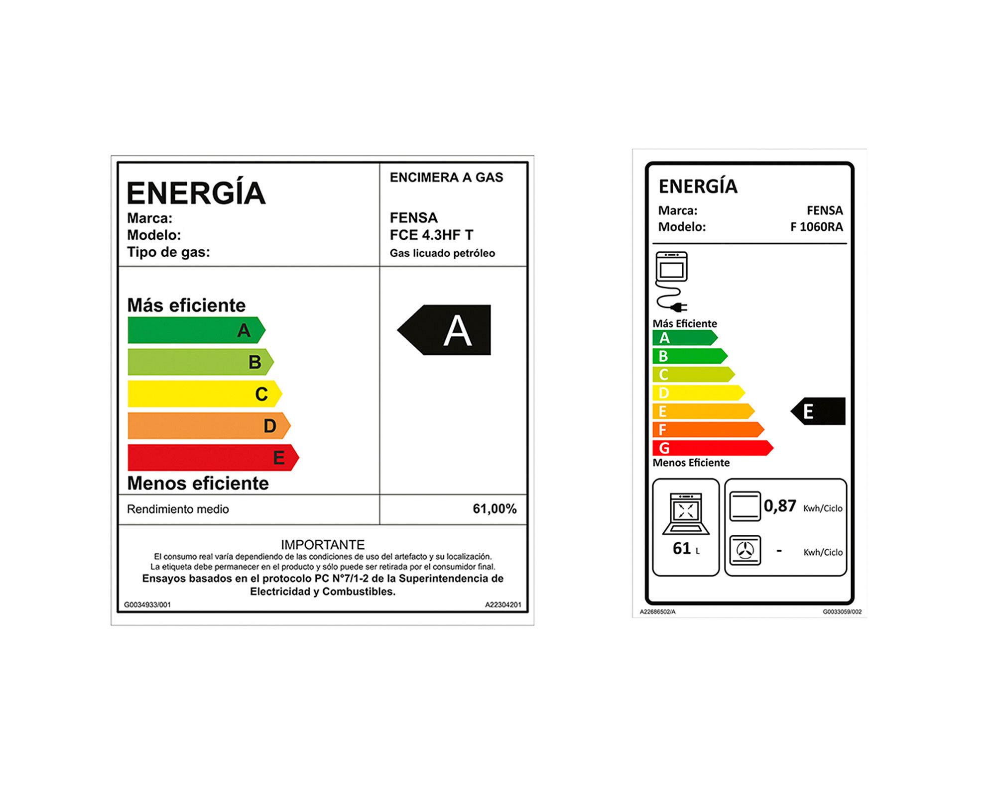 Kit empotrable horno F 1060RA + encimera 4.3HF + campana U6160-5