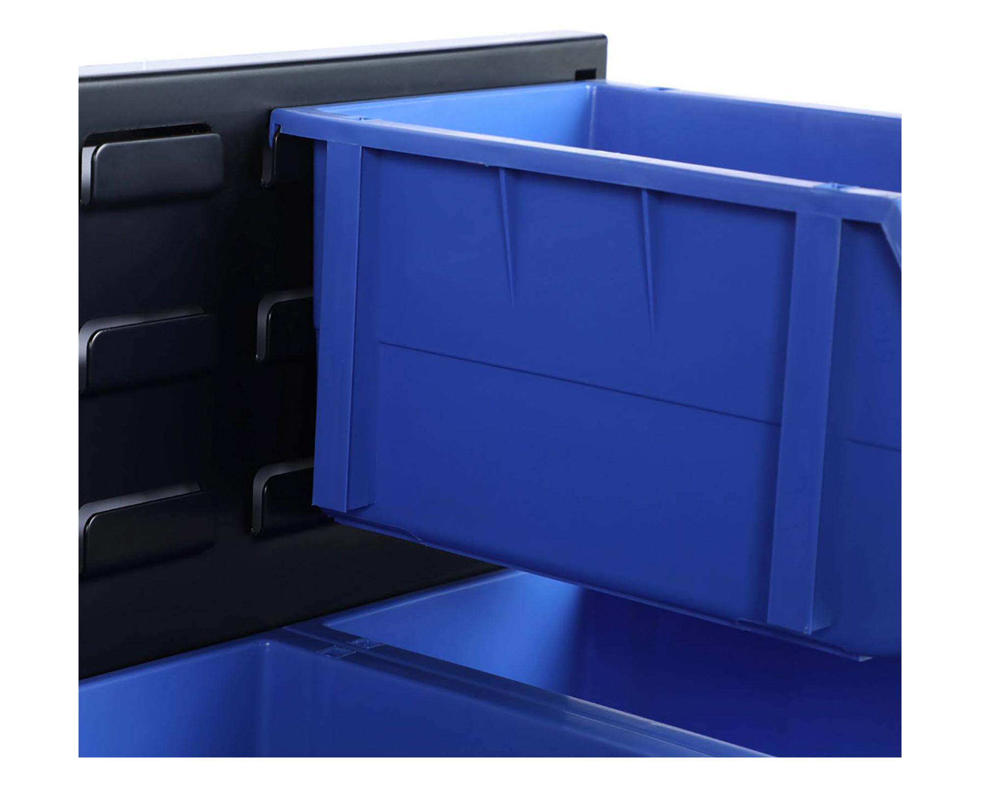 Organizador de pared 18 cajas azules-3