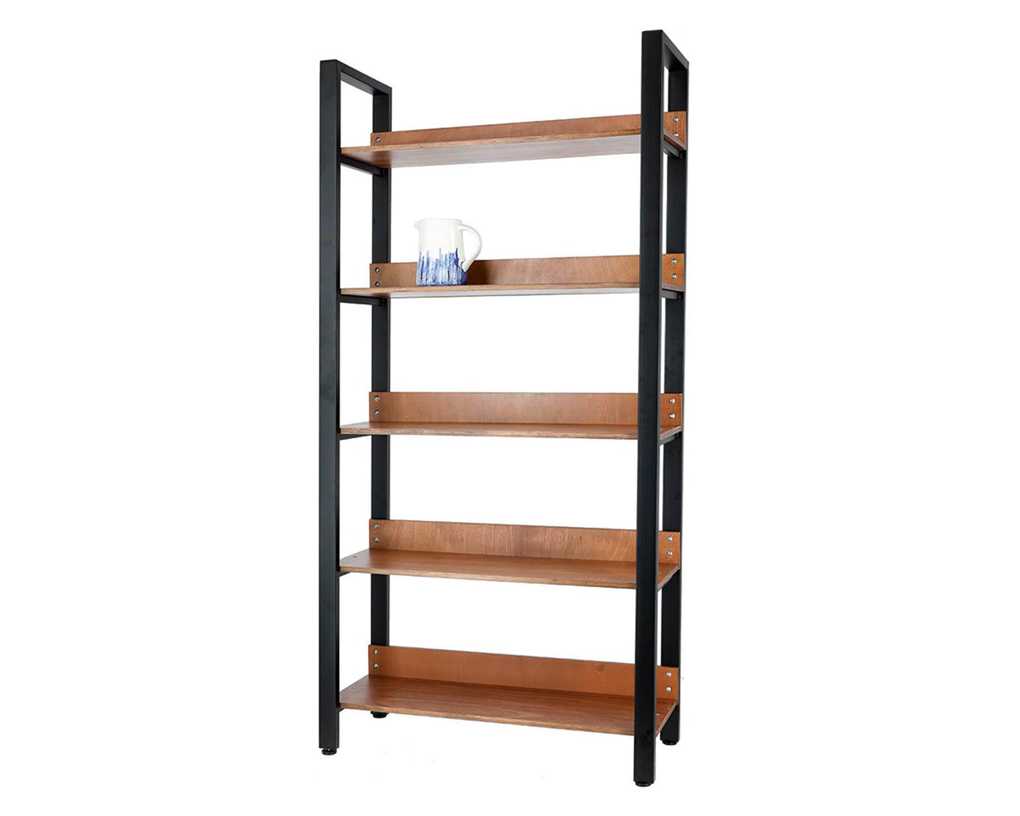 Estante acero/ madera 5 niveles Auto-Deco-1
