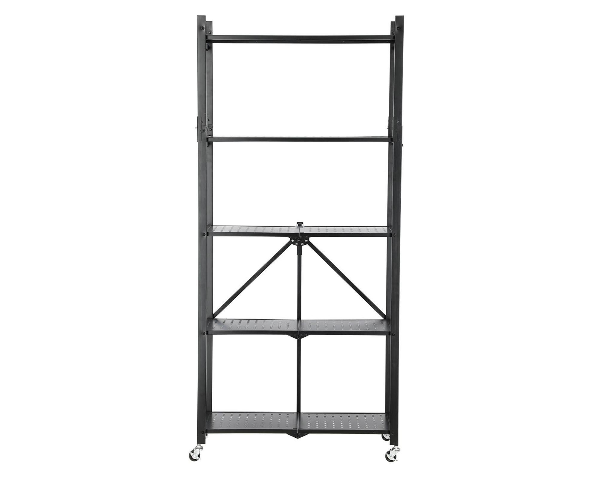 Estante plegable 5 repisas Auto Flex negro-0