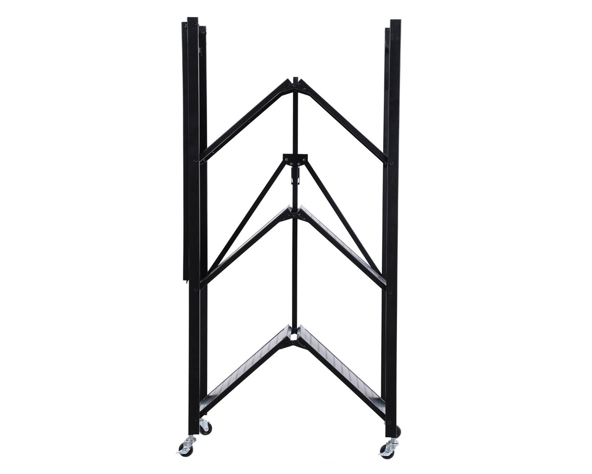 Estante plegable 5 repisas Auto Flex negro-3