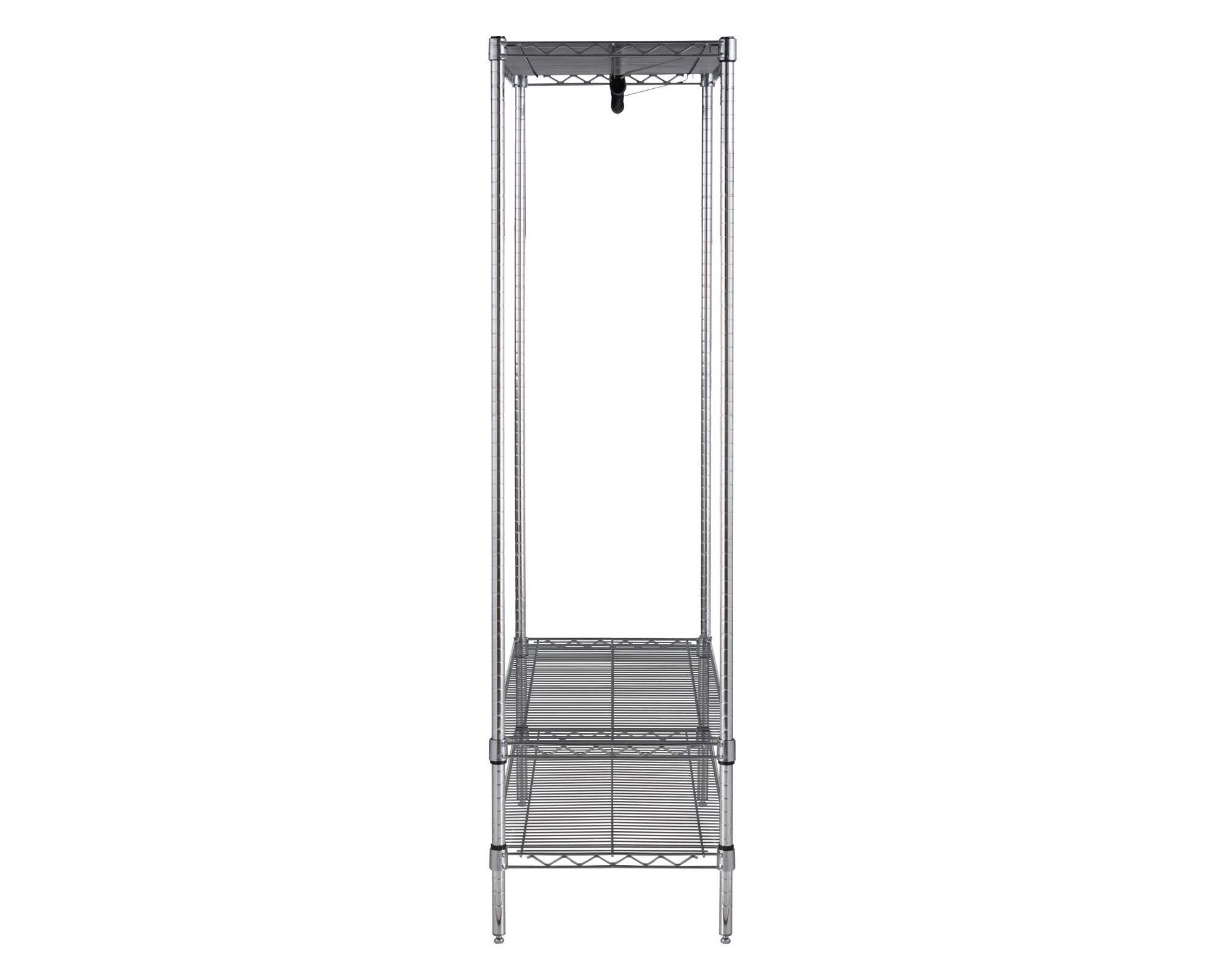 Estante perchero acero cromado 3 repisas OLYC183663-3-2