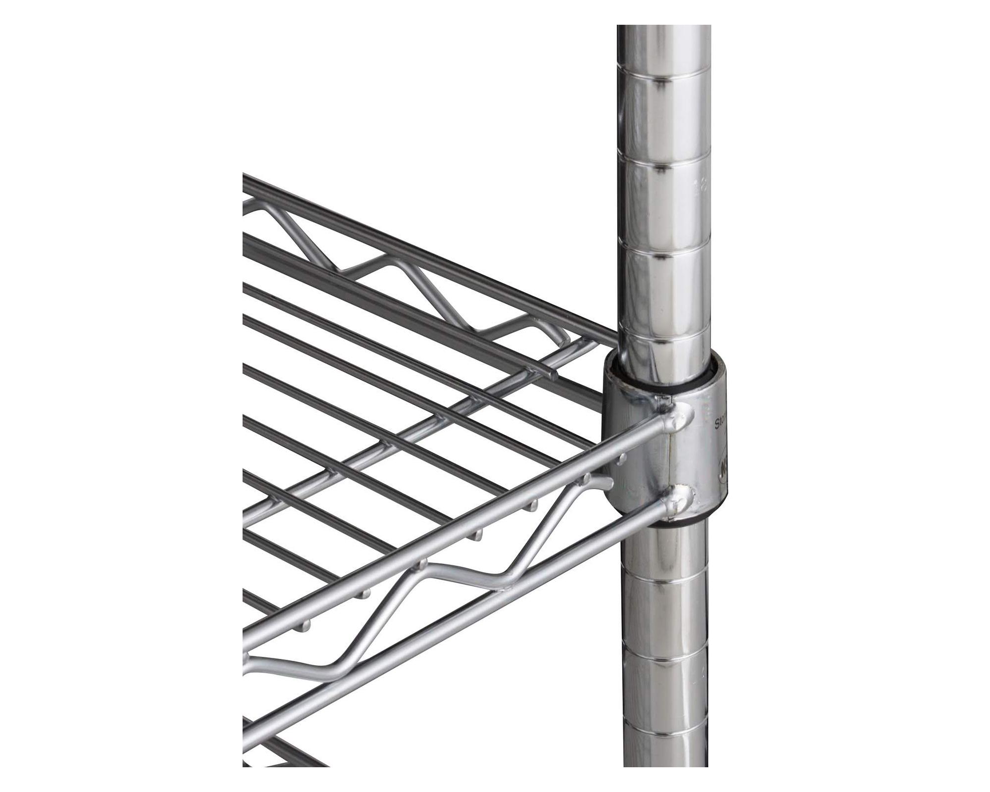 Estante acero cromado 5 repisas OLYC183674-5-3