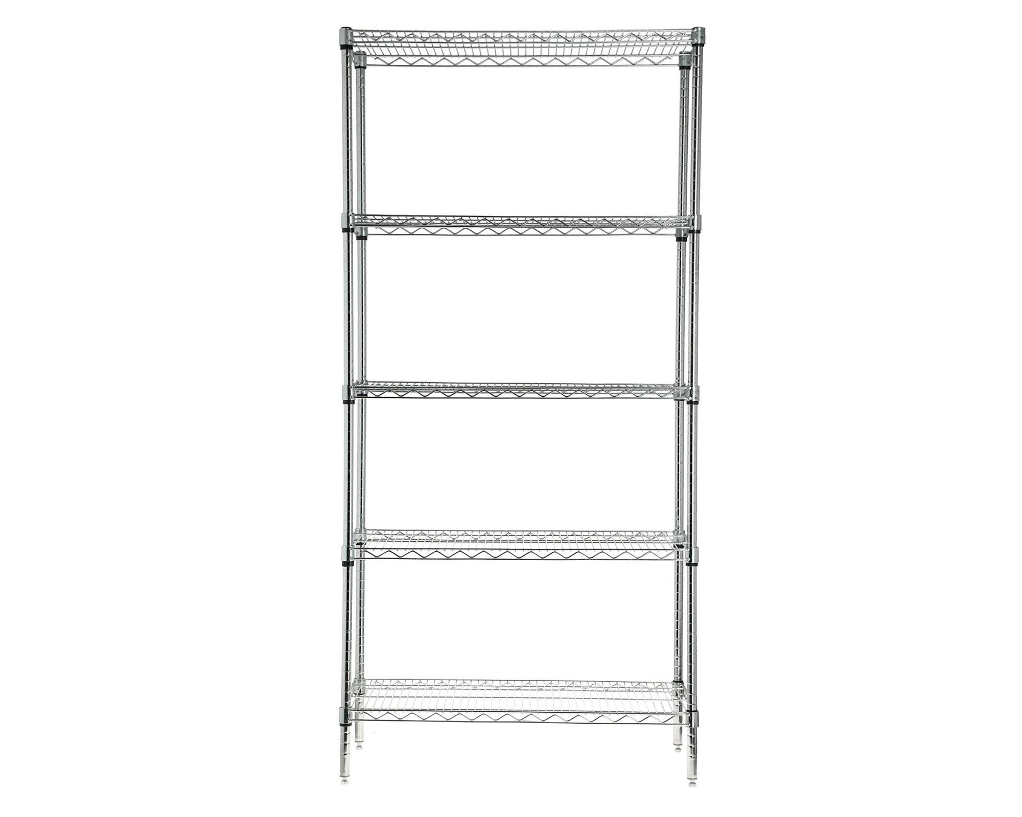 Estante acero cromado 5 repisas OLYC183674-5-0