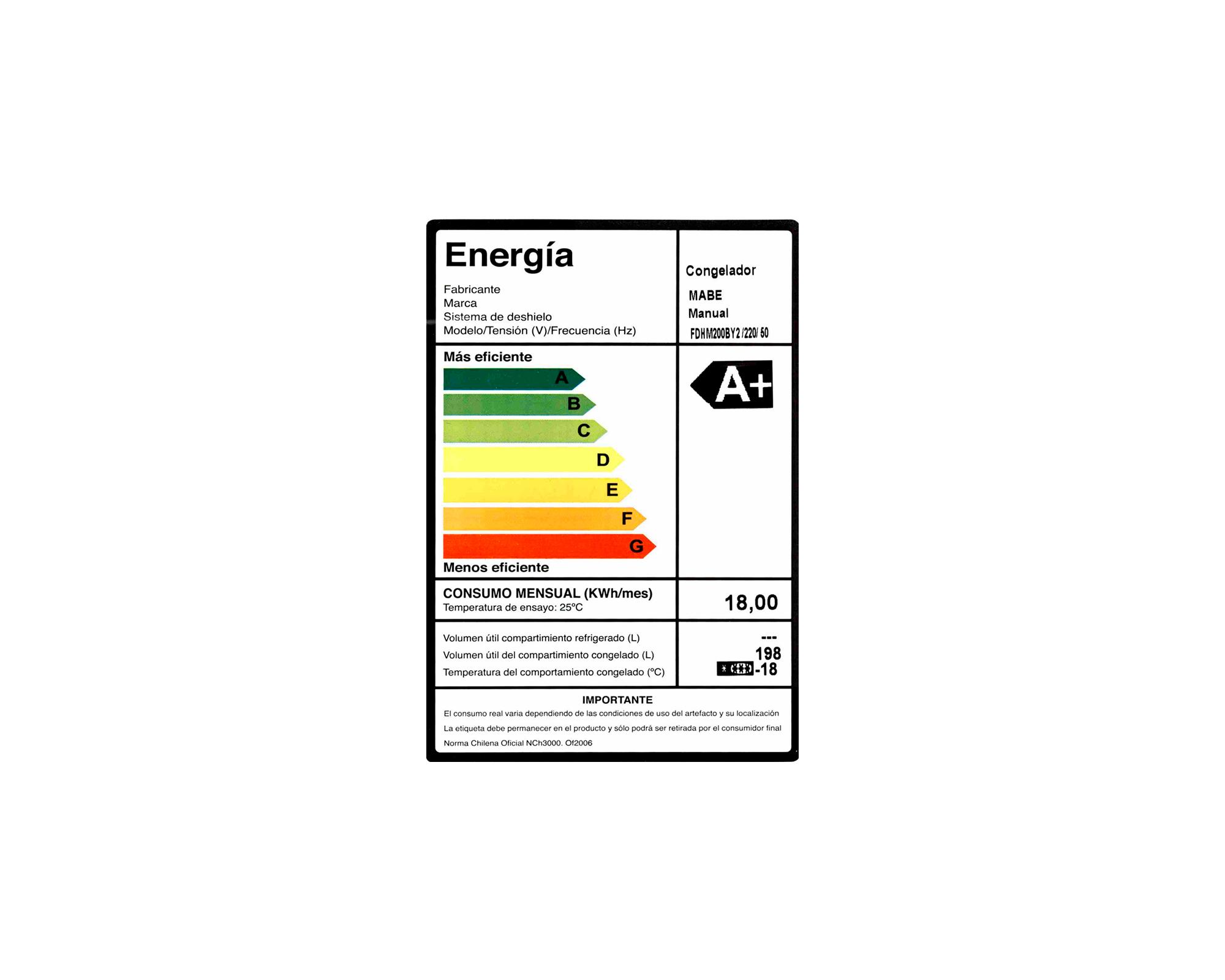Freezer horizontal 198 litros FDHM200BY2 blanco-9