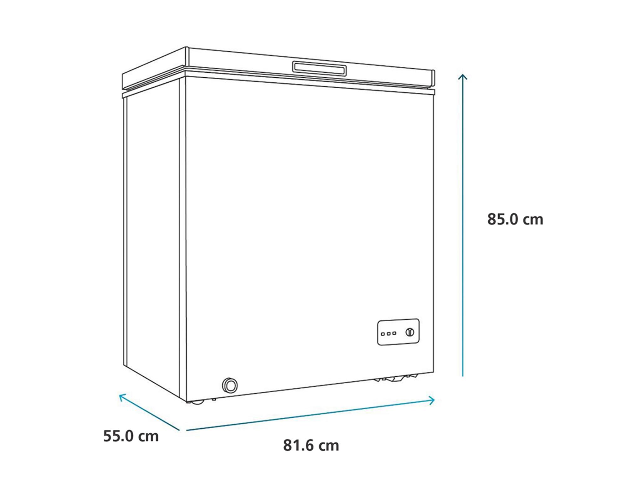 Freezer horizontal 198 litros FDHM200BY2 blanco-5