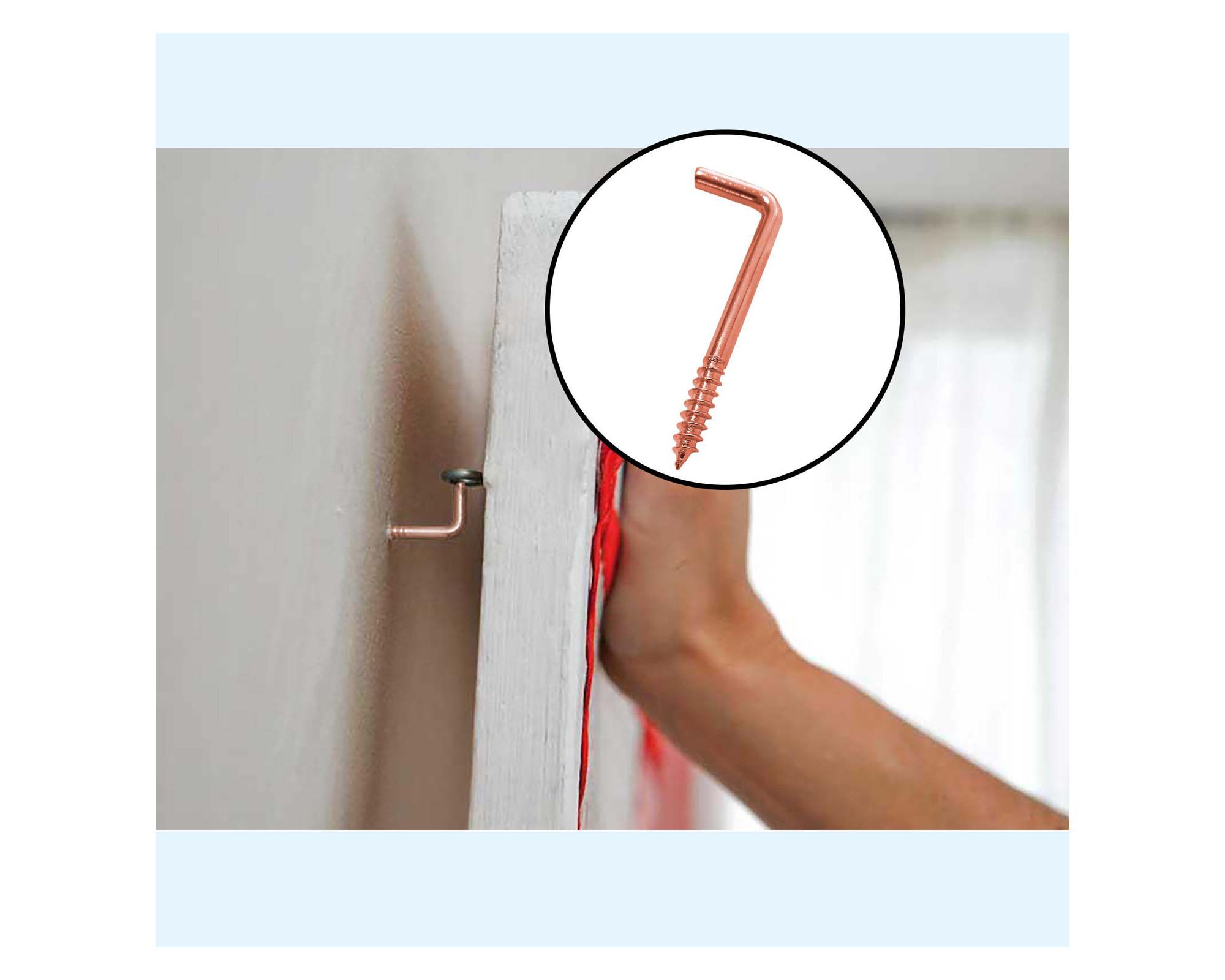 Tornillo escuadra 3.3x 1 1/2'' cobrizado 5 unidades-2