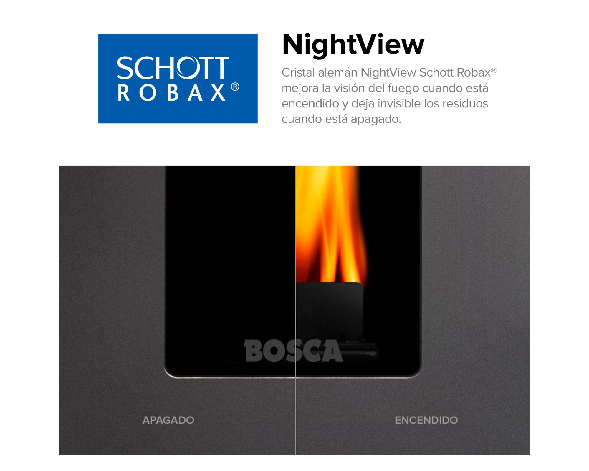 Calefactor pellet 9.1 kW Black Vision 02304 negro-4