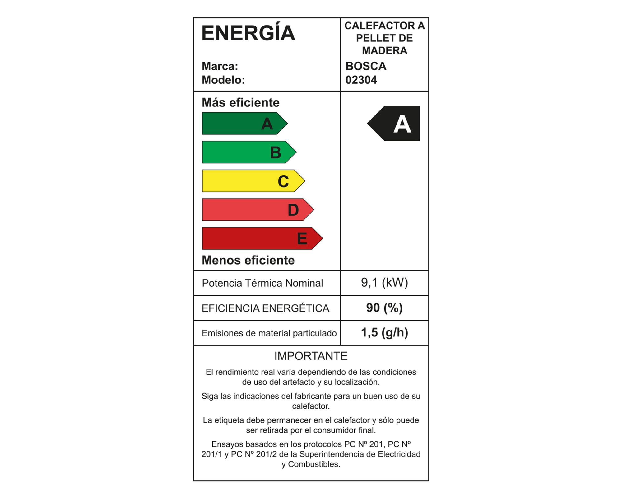 Calefactor pellet 9.1 kW Black Vision 02304 negro-6
