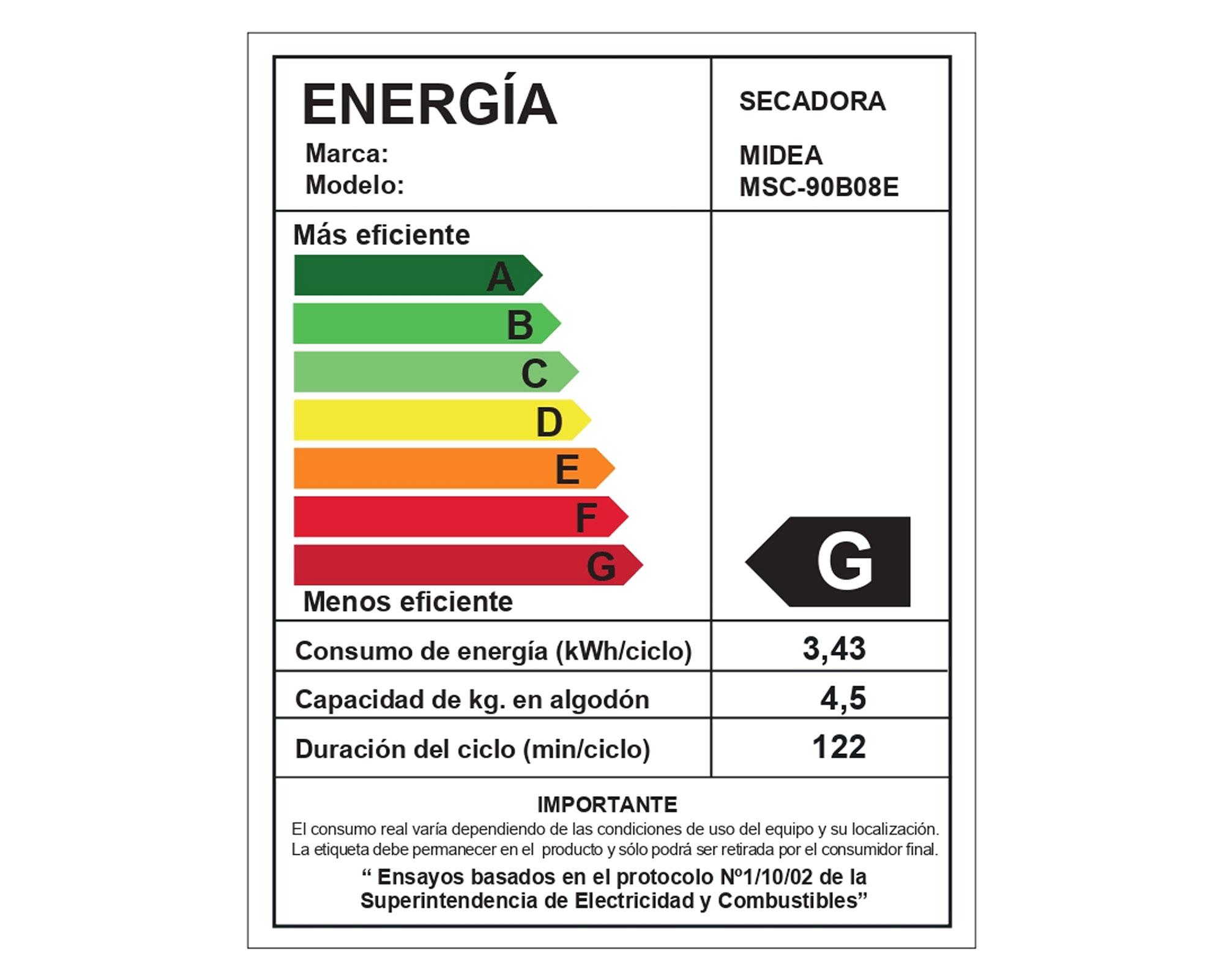 Secadora MSC-90B08E carga frontal 9 kg-5