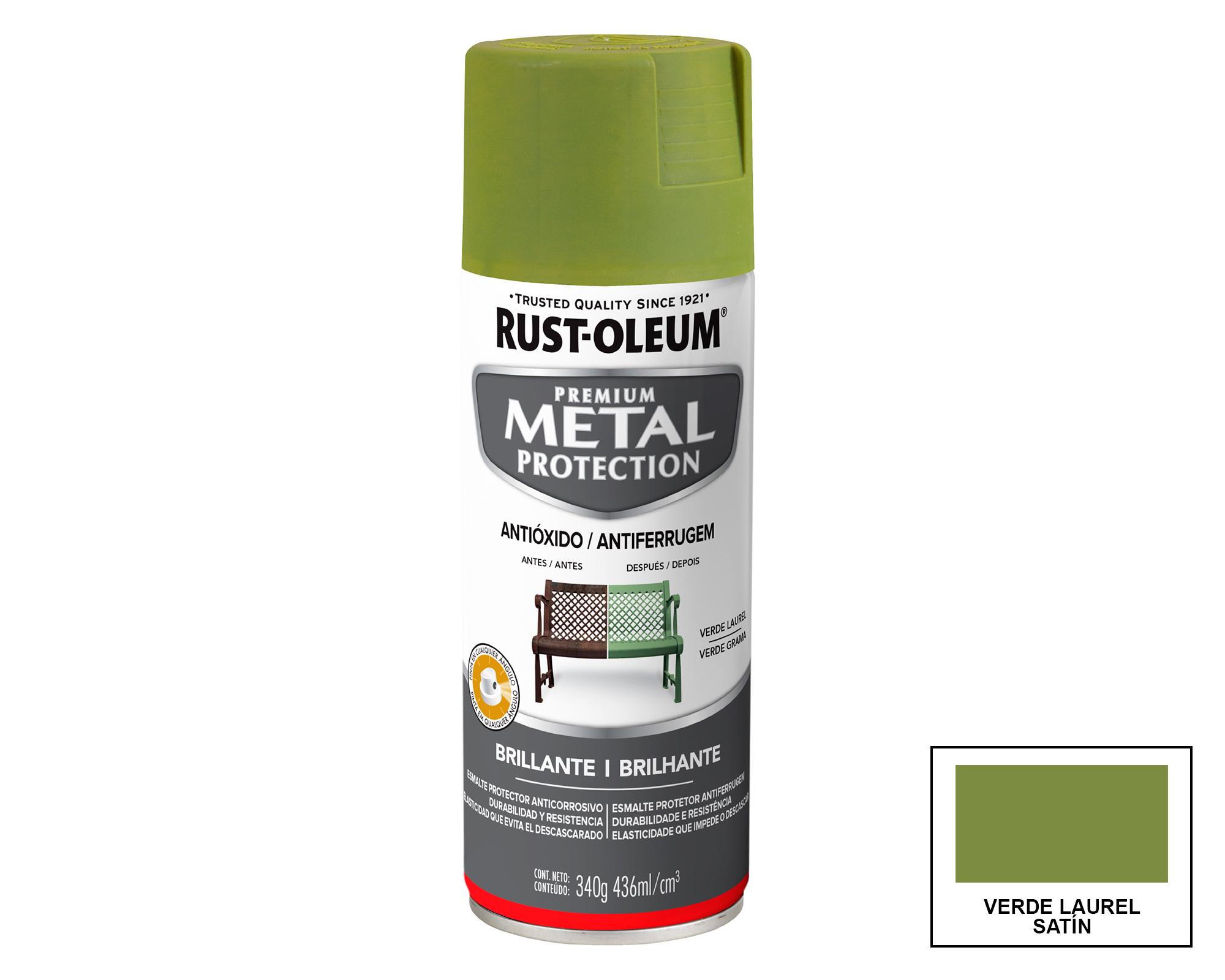 Spray anticorrosivo 340 g Metal Protection verde laurel-0