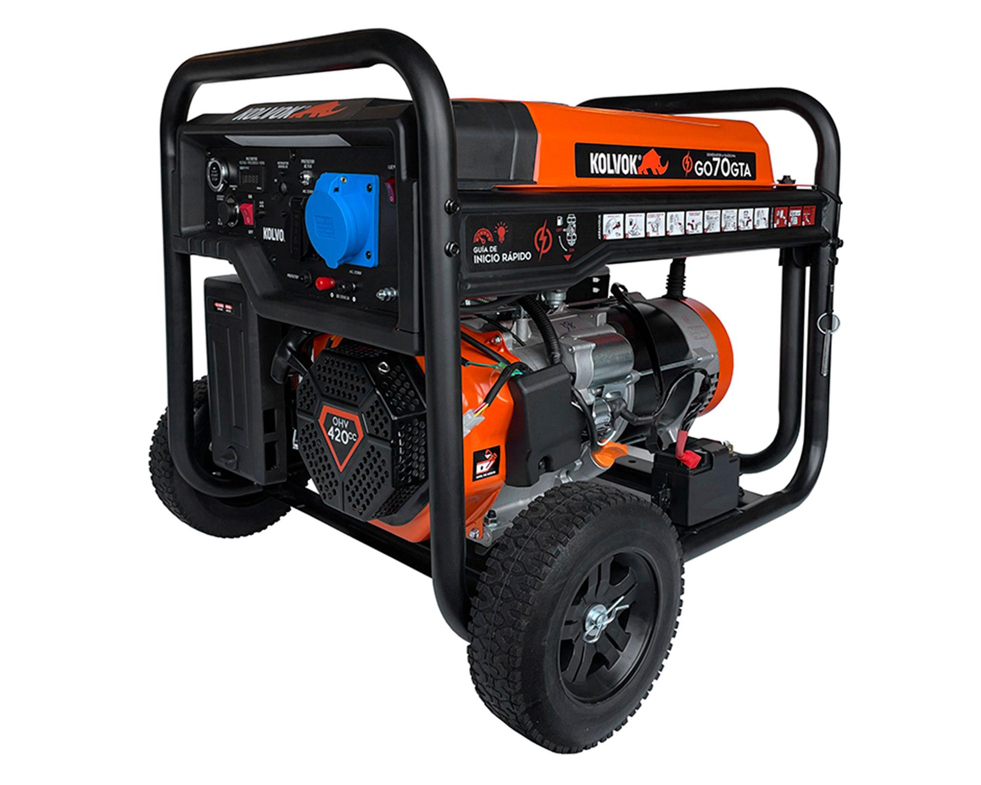 Generador eléctrico a gasolina GO70GTA 6500W-0