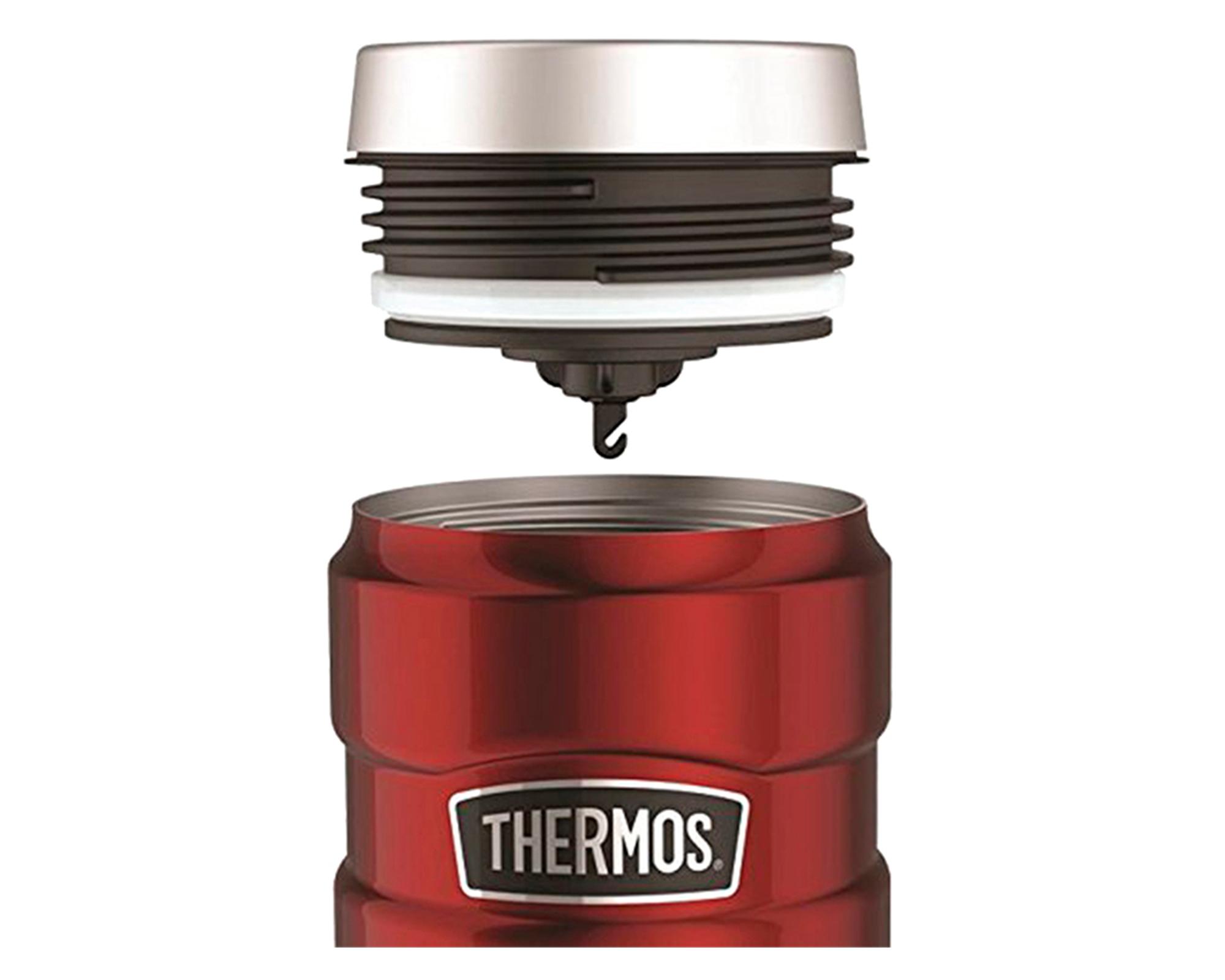 Termo para agua King rojo 470 ml-2