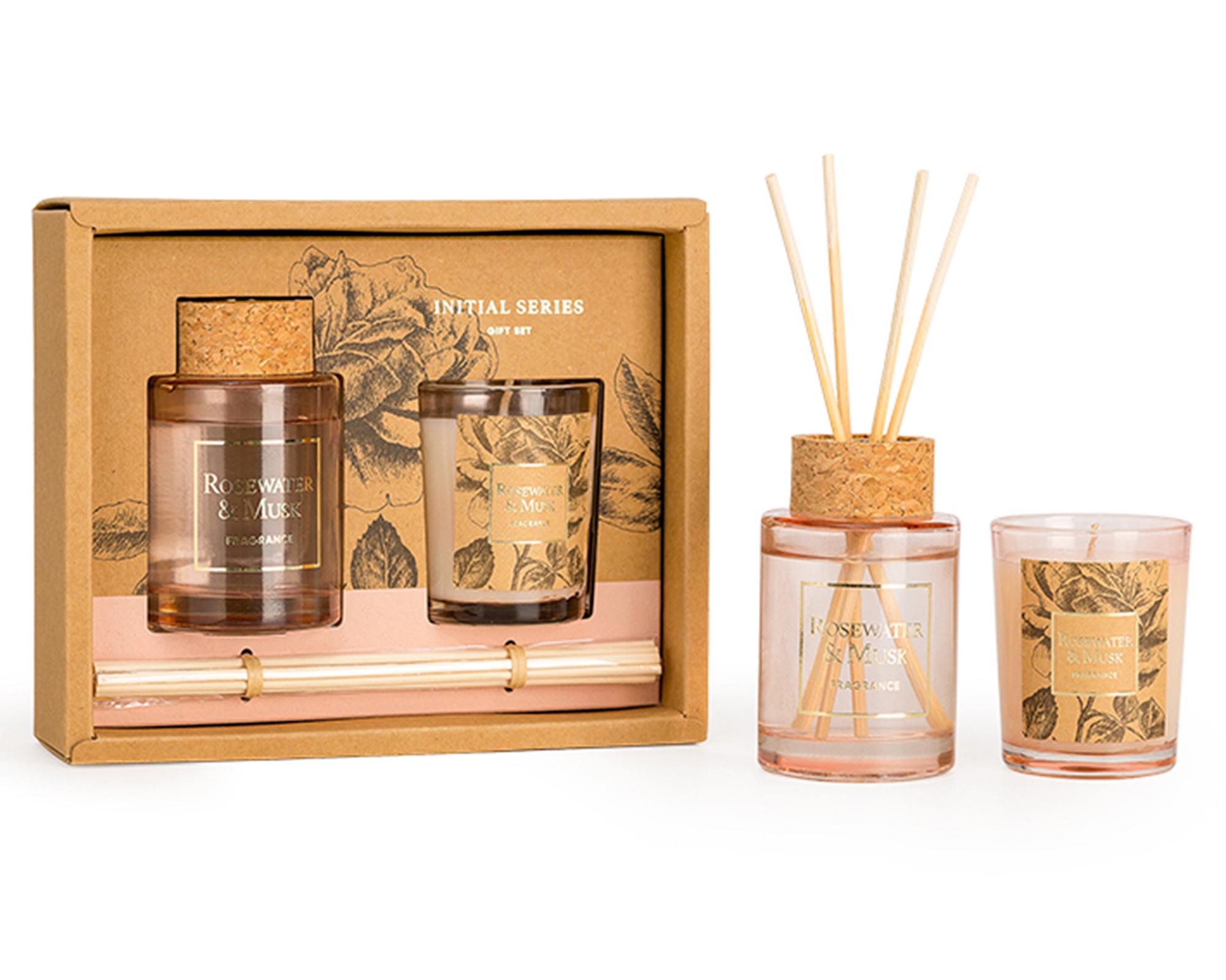 Set vela 55 g + difusor 60 ml pink-0