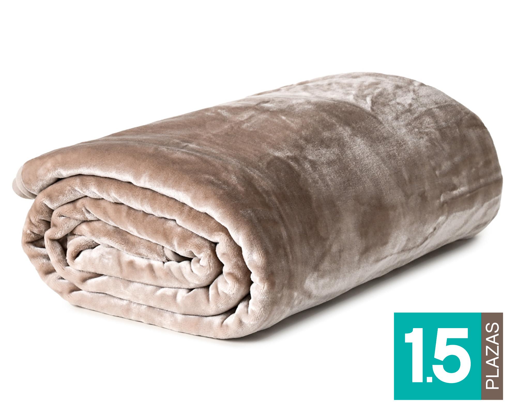 Frazada 1.5 plazas Cashmere Touch Taupe-0